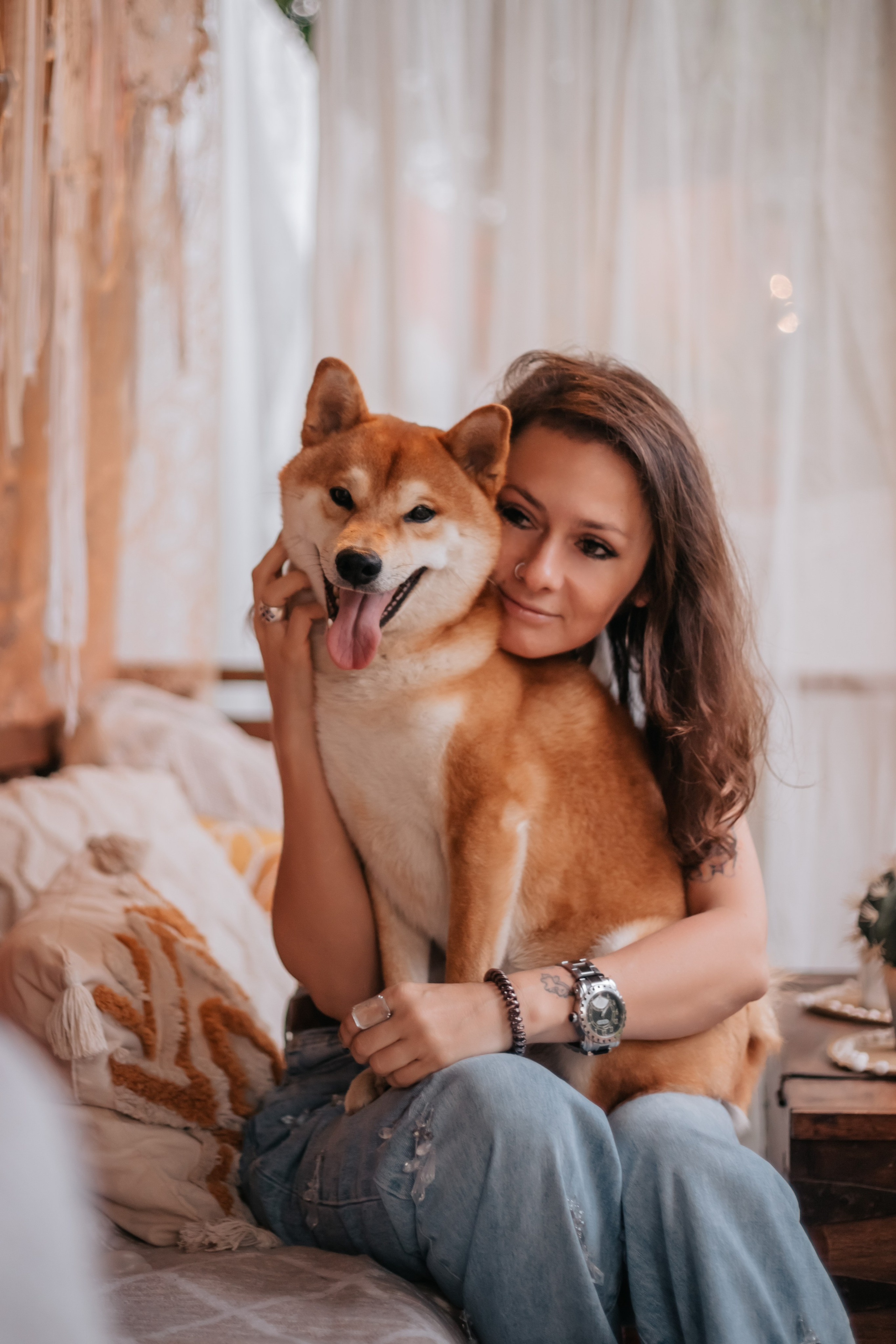 Валерия, Петя и Коля. Семейный фотограф анималист Мария Крючкова
