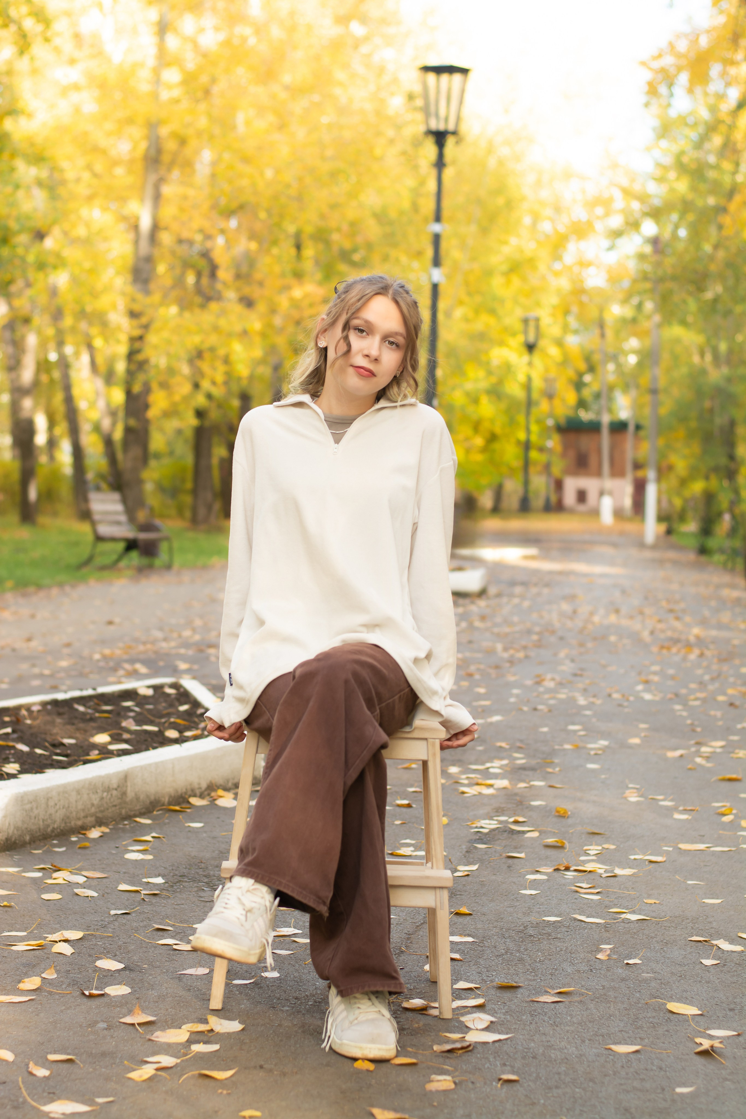 Школьная фотосессия осенью. Выпускные альбомы Юрга — Фотограф Светлана Тихонова