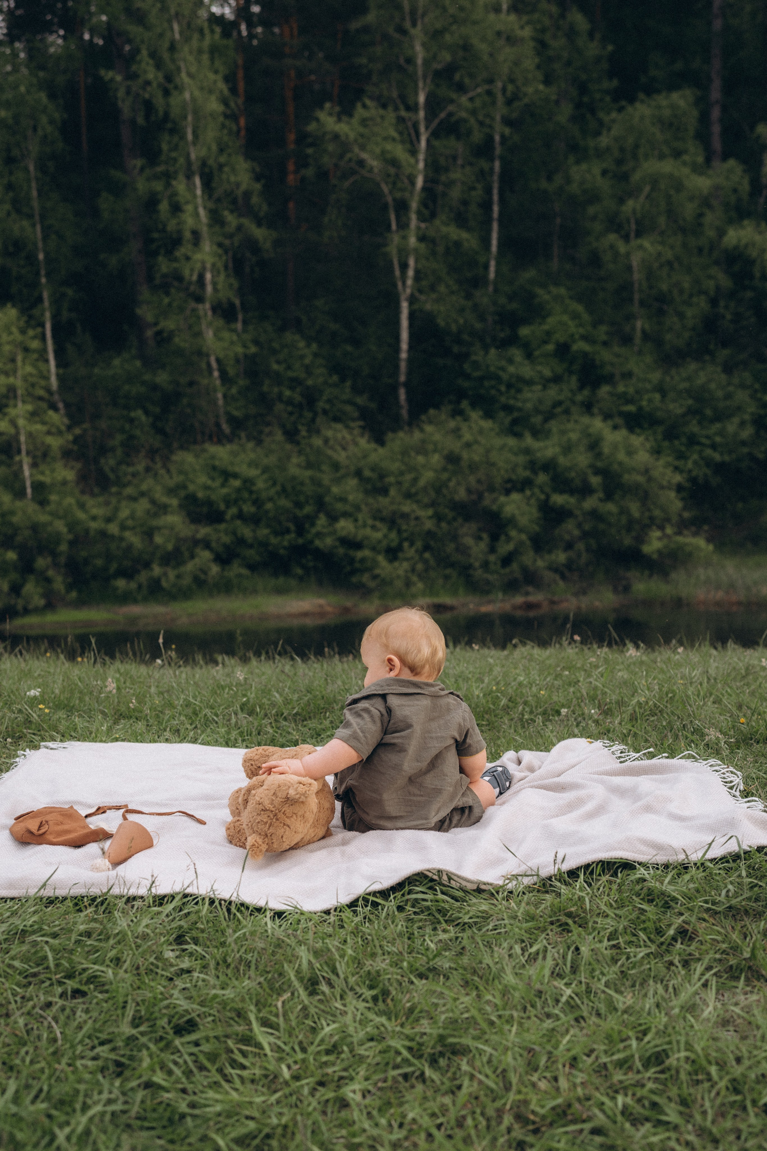 Первый год и первый дождь. Семейный фотограф в Ангарске/ Иркутске