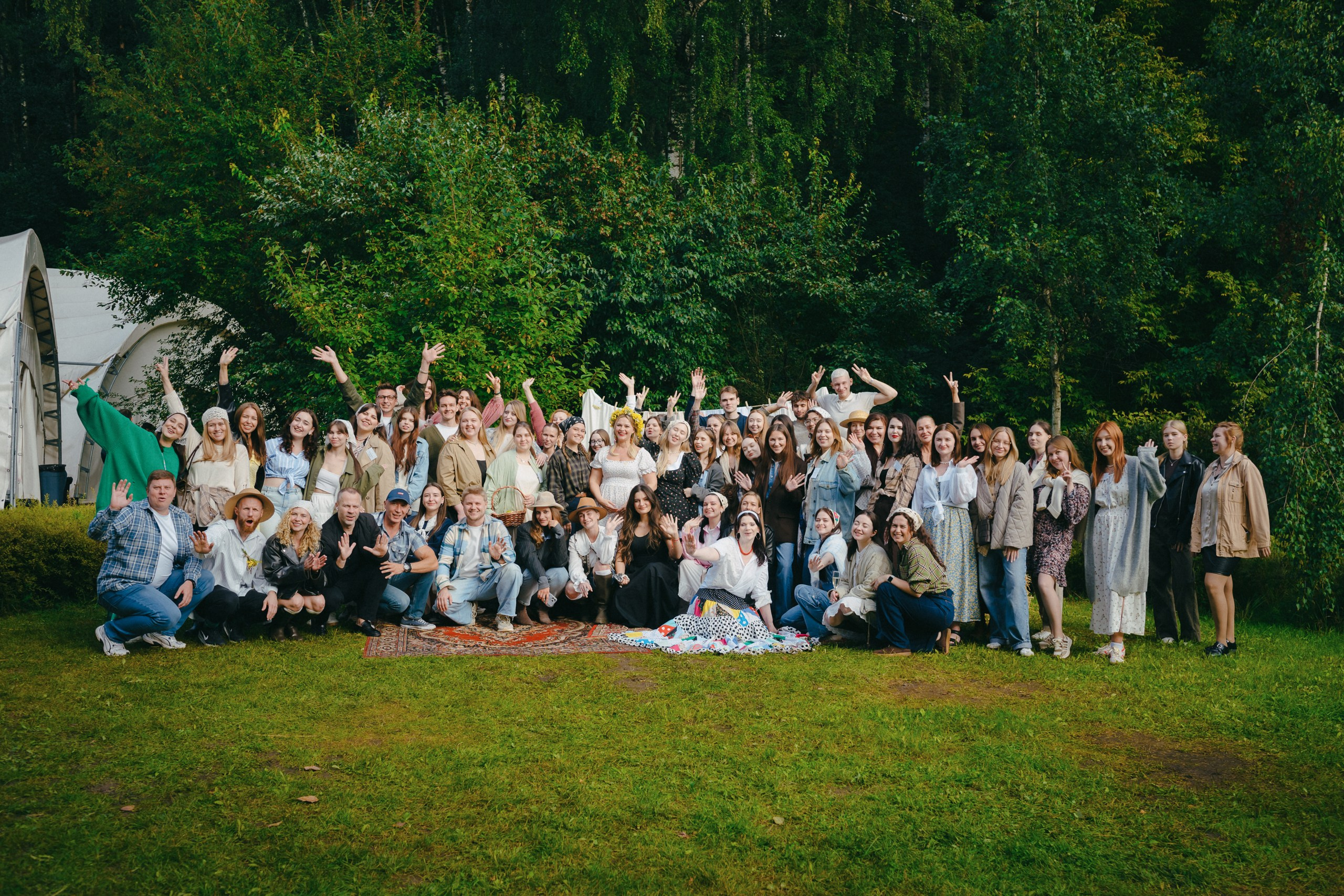 Корпоратив летом под открытым небом. Komonev