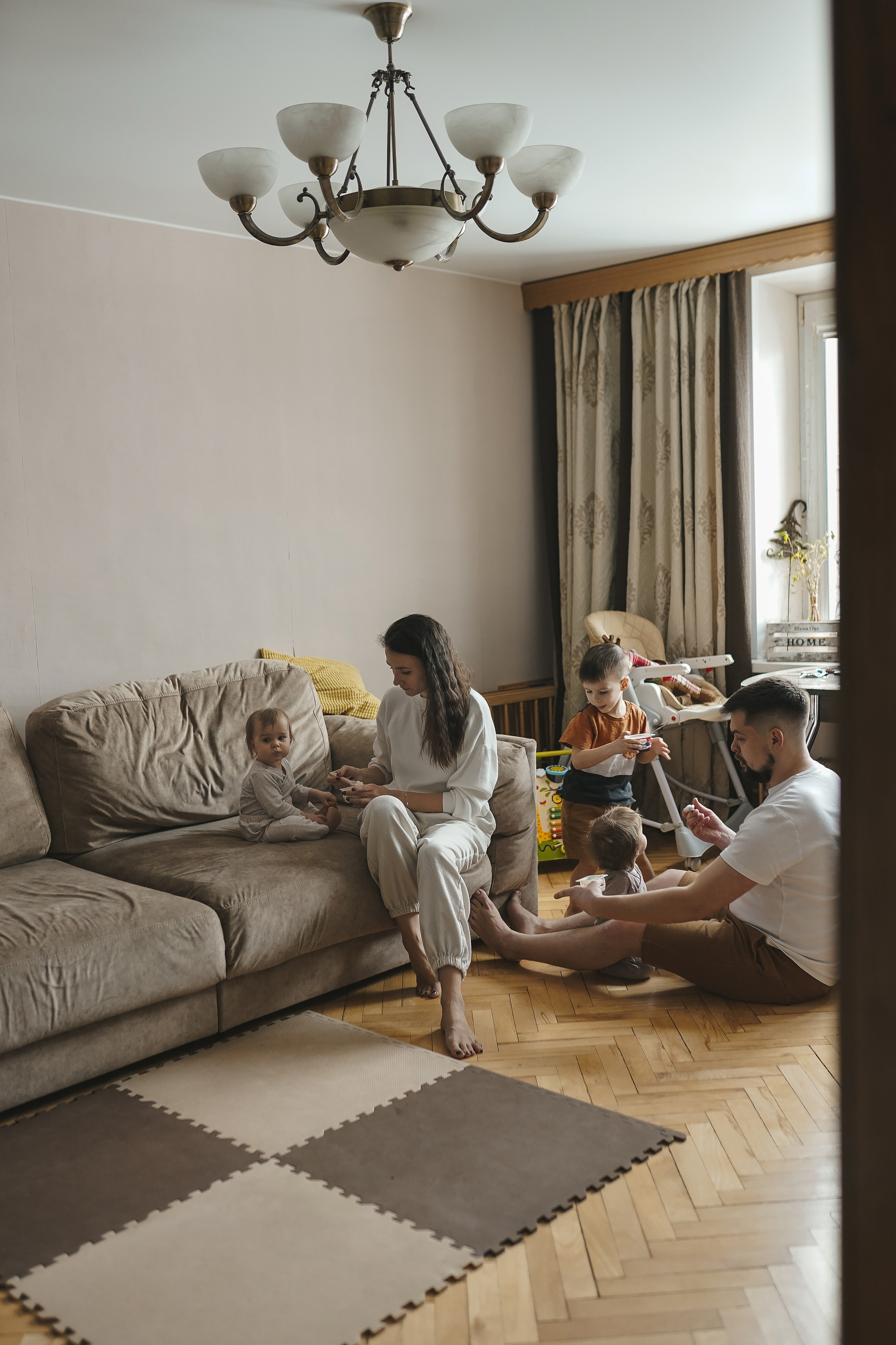 Уютная домашняя серия. Семейный фотограф Москва Путилково Гуляшова Екатерина