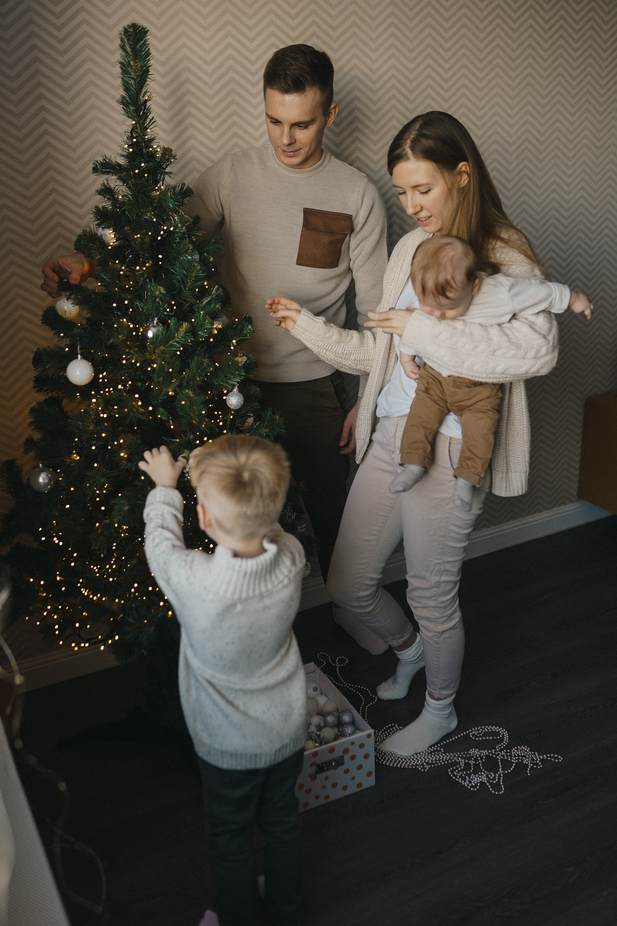 Новогодняя история. Семейный фотограф Москва Путилково Гуляшова Екатерина