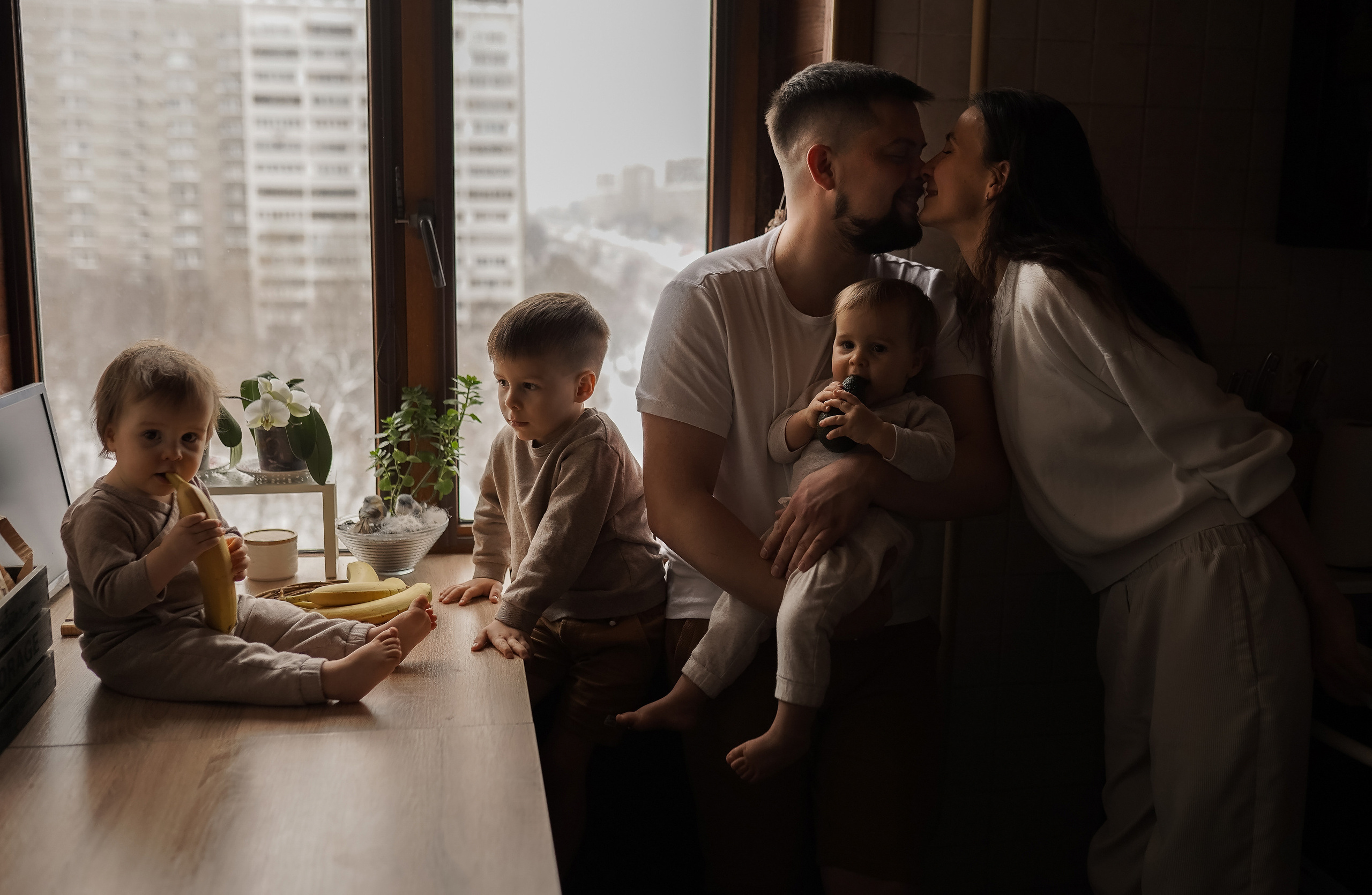 Уютная домашняя серия. Семейный фотограф Москва Путилково Гуляшова Екатерина