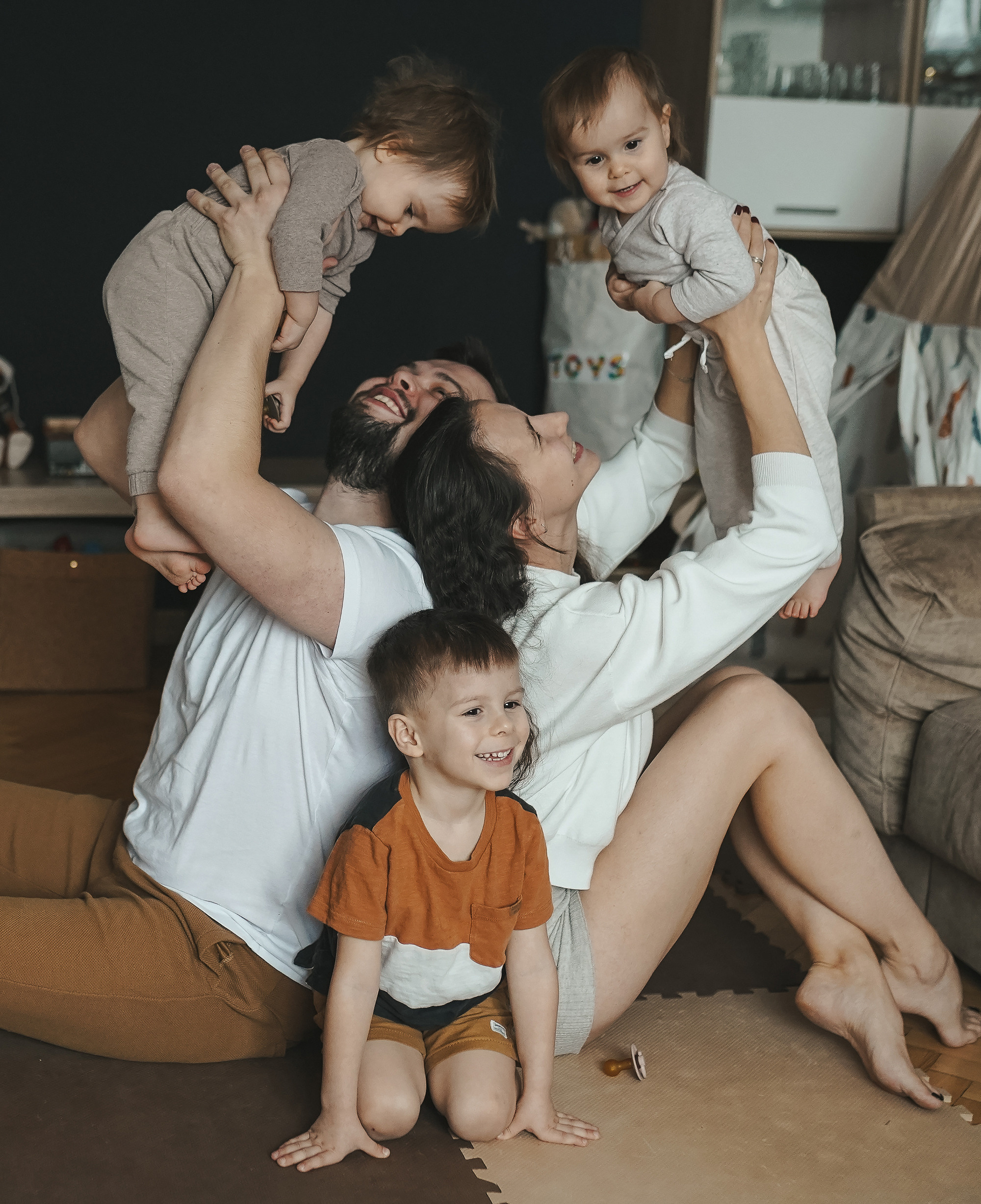 Уютная домашняя серия. Семейный фотограф Москва Путилково Гуляшова Екатерина