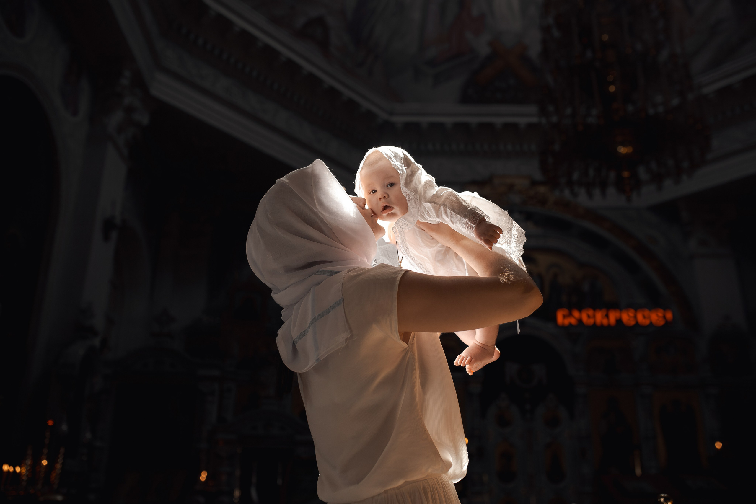 Крещение Дамиана. Фотограф на Крещение и Венчание в Ташкенте