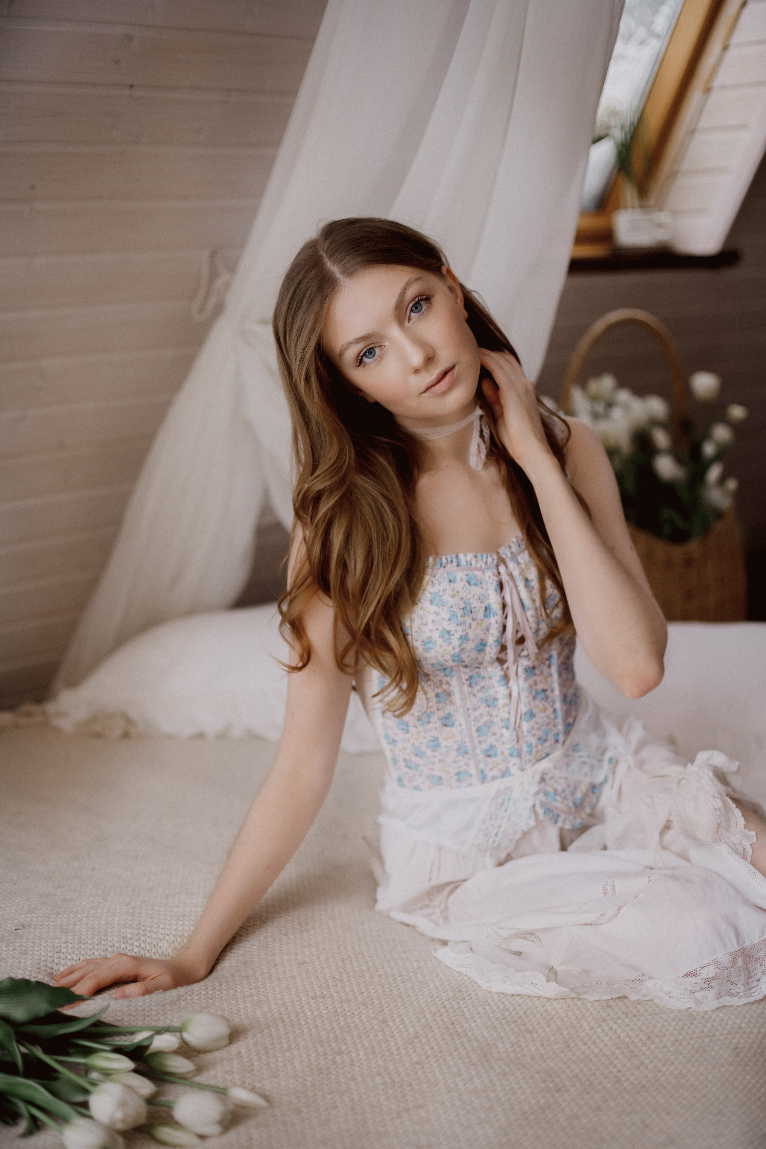 Анжелика в нежной и весенней фотосесии. Семейный и детский фотограф в Сергиев Посаде, Хотьково Якимчук Любовь