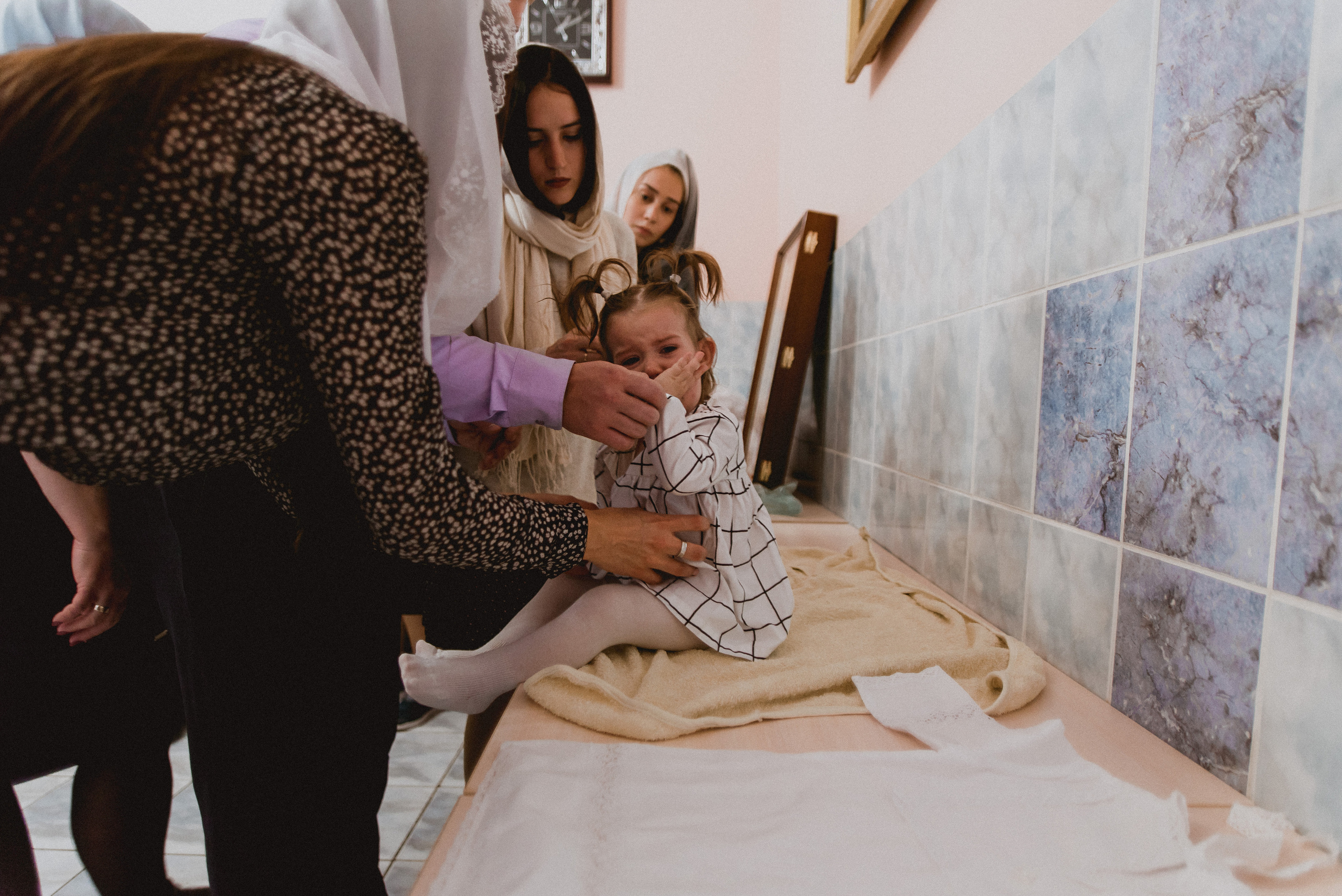 Крещение Анечки. Семейный документальный фотограф в Волгограде Мариэта Додина