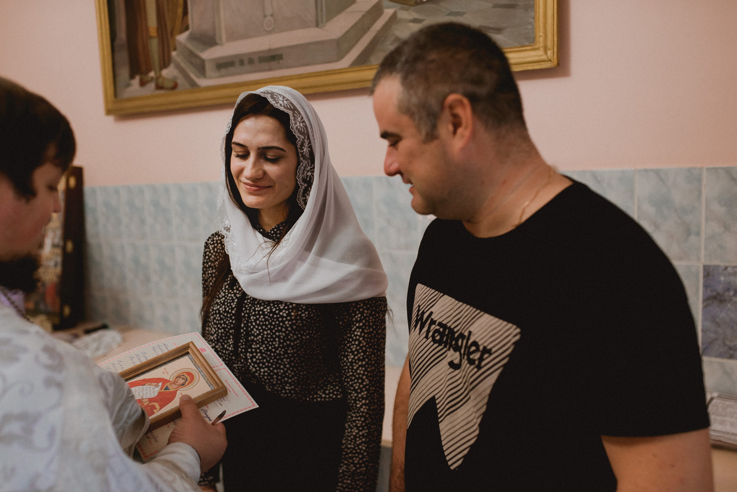 Крещение Анечки. Семейный документальный фотограф в Волгограде Мариэта Додина