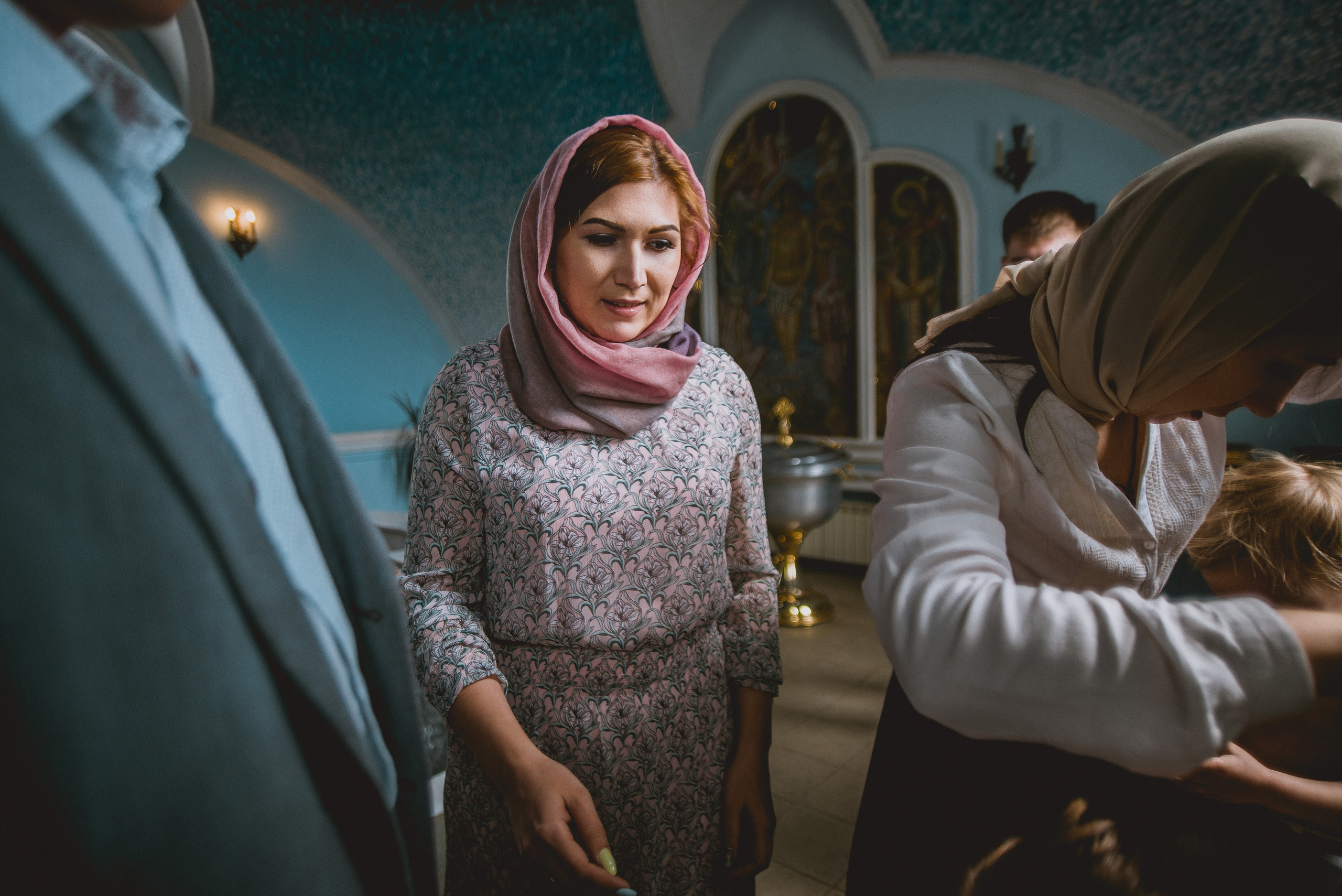 Крещение Полины. Семейный документальный фотограф в Волгограде Мариэта Додина