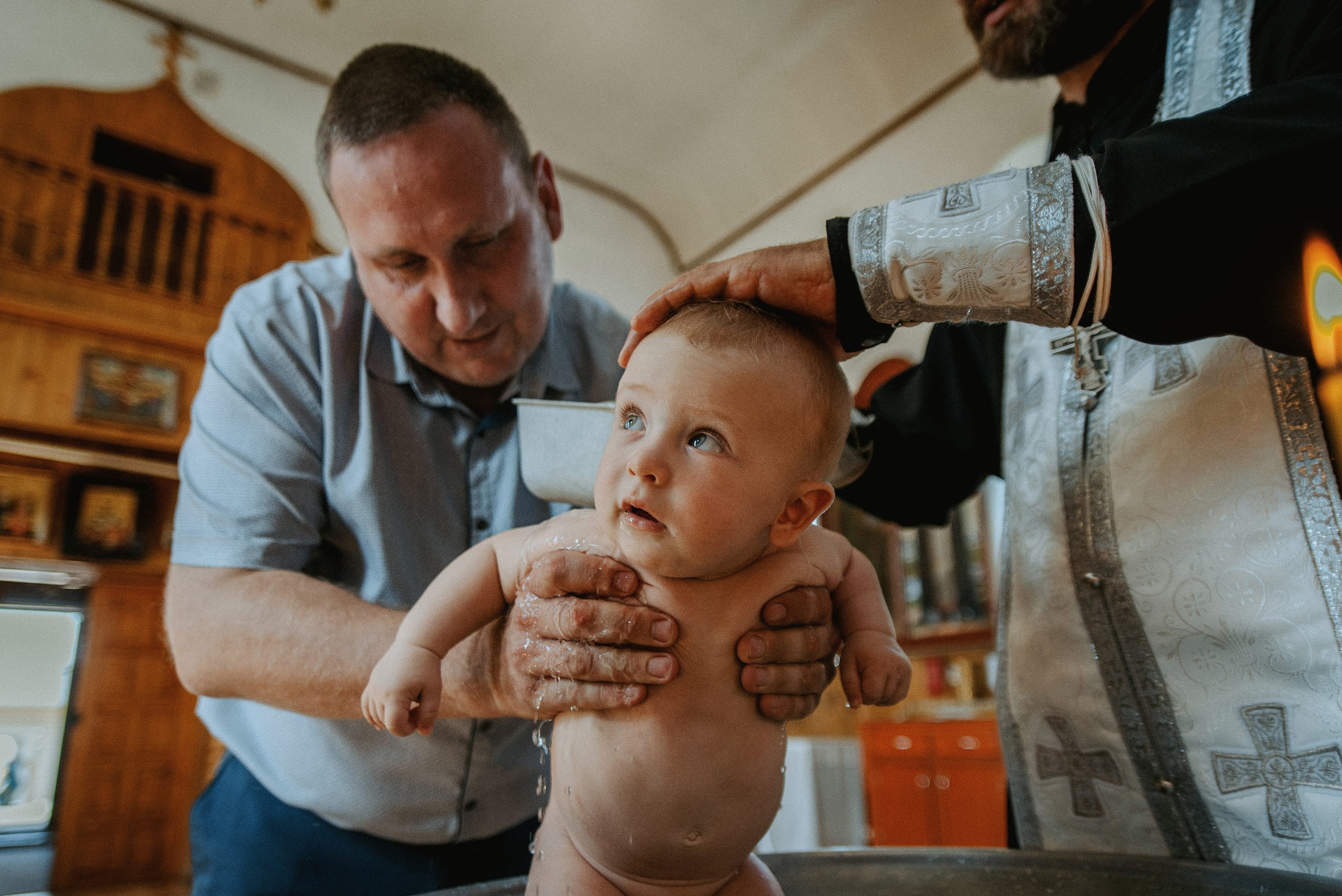 Крещение Ванечки и Гришечки. Семейный документальный фотограф в Волгограде Мариэта Додина