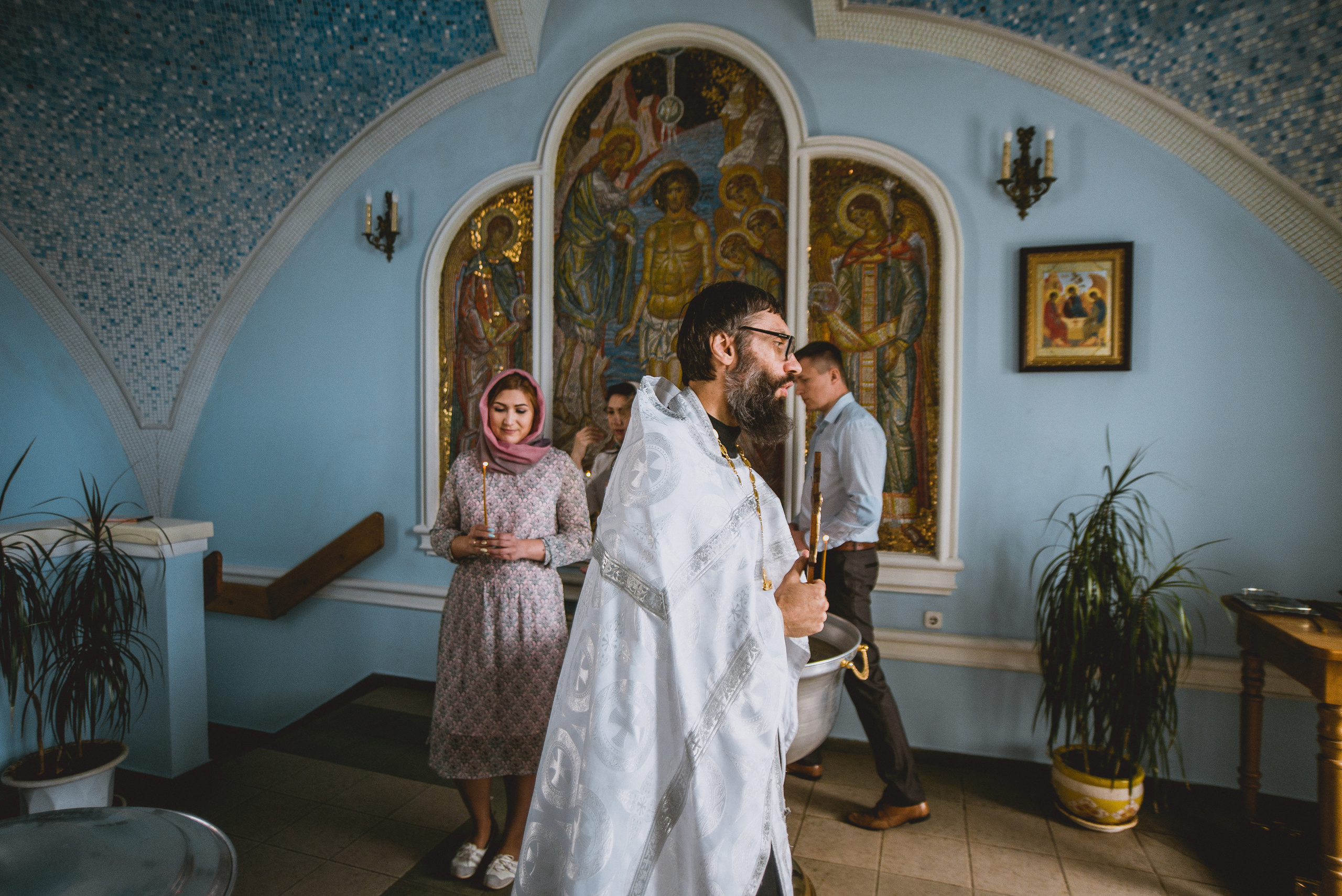 Крещение Полины. Семейный документальный фотограф в Волгограде Мариэта Додина