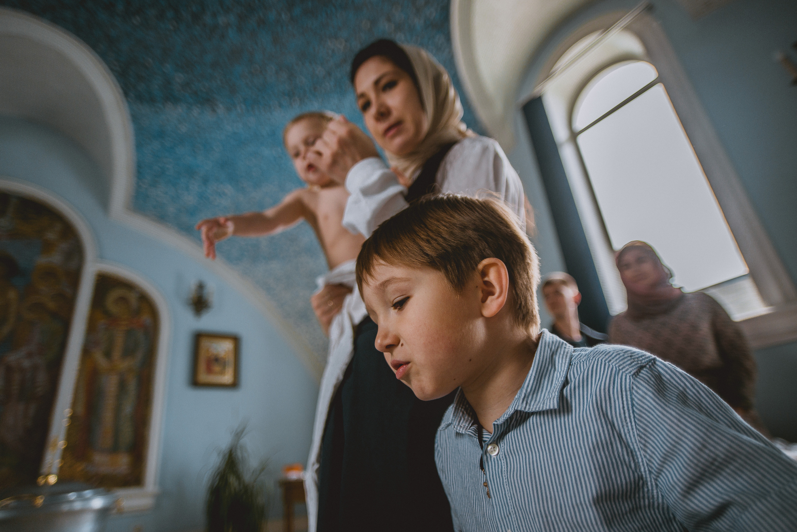 Крещение Полины. Семейный документальный фотограф в Волгограде Мариэта Додина