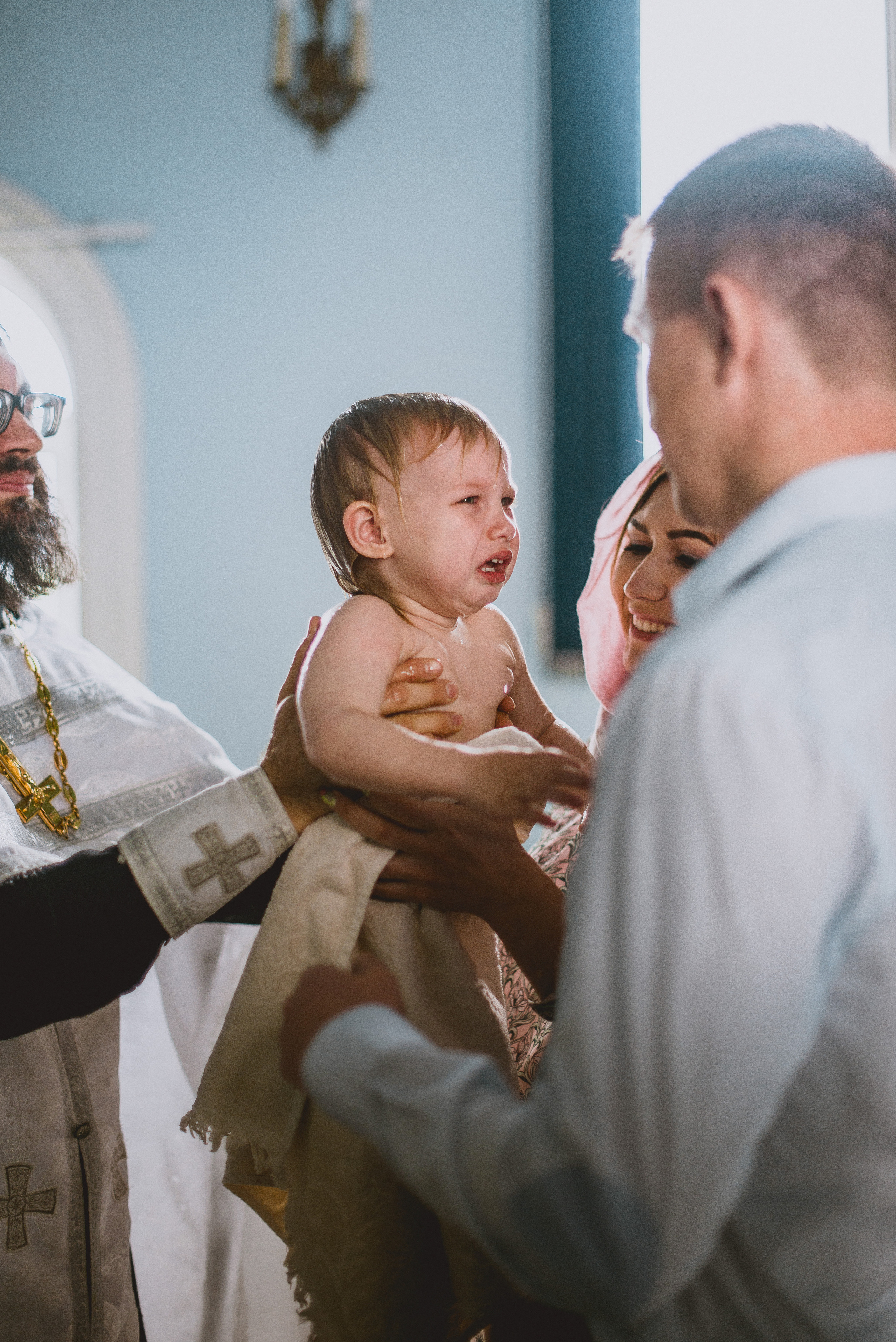 Крещение Полины. Семейный документальный фотограф в Волгограде Мариэта Додина