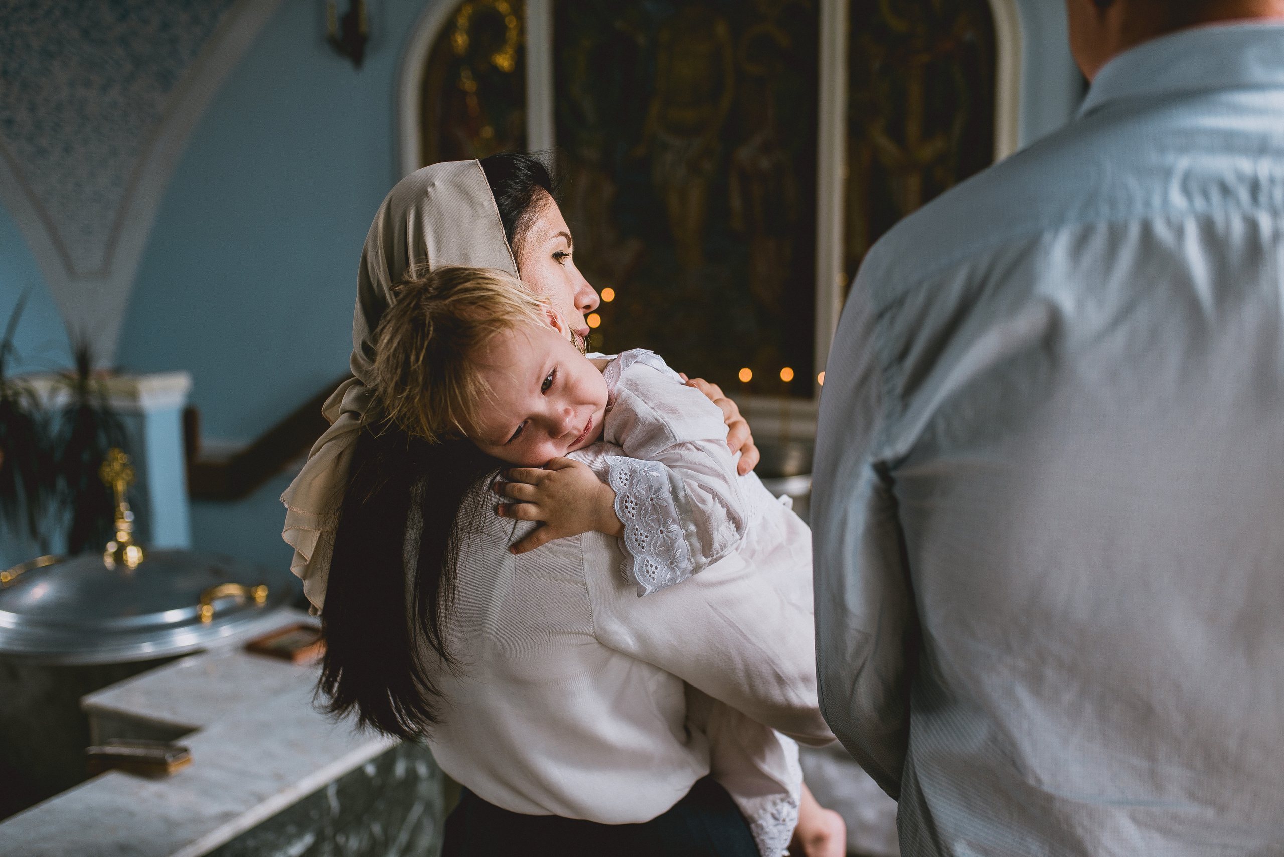 Крещение Полины. Семейный документальный фотограф в Волгограде Мариэта Додина