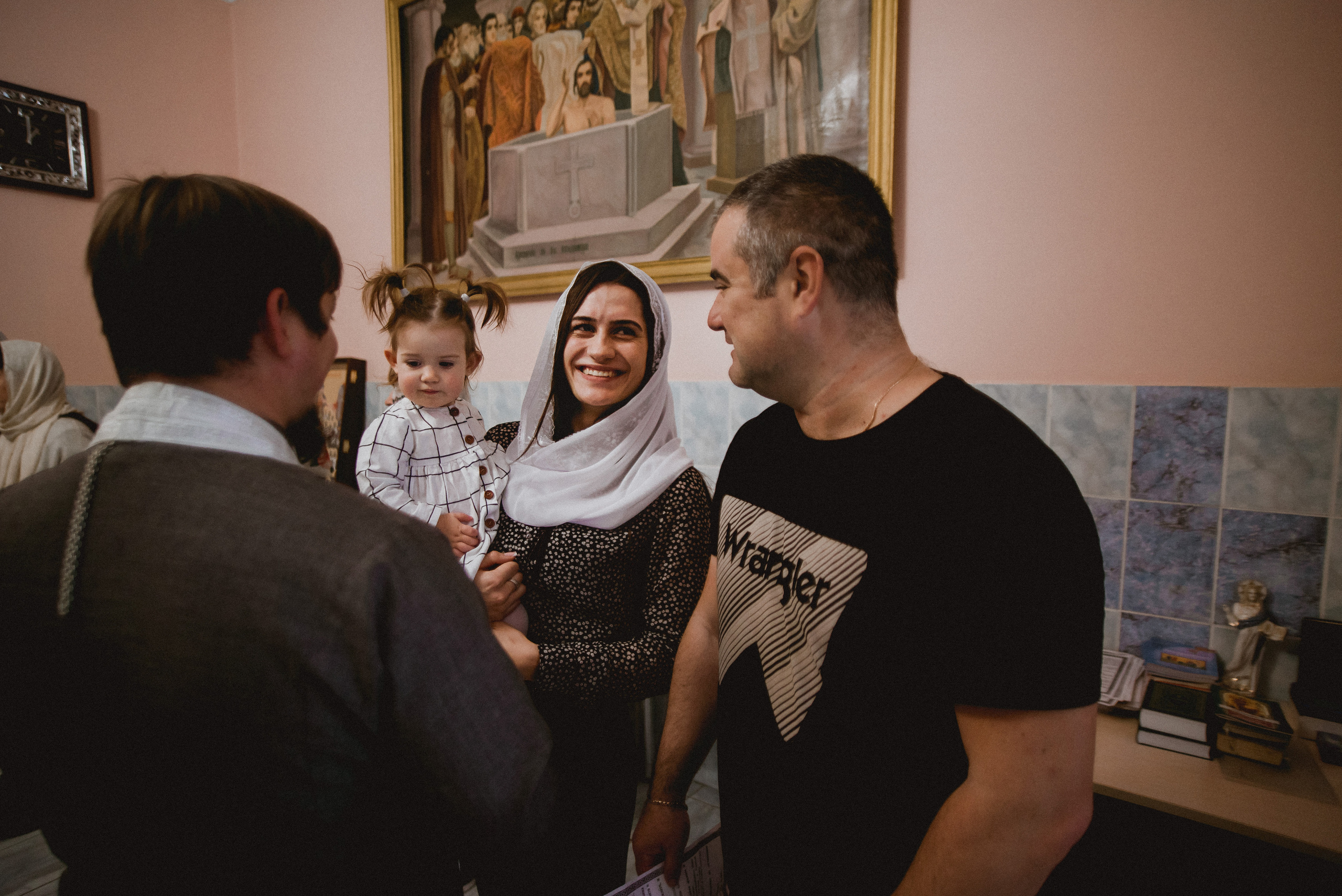 Крещение Анечки. Семейный документальный фотограф в Волгограде Мариэта Додина