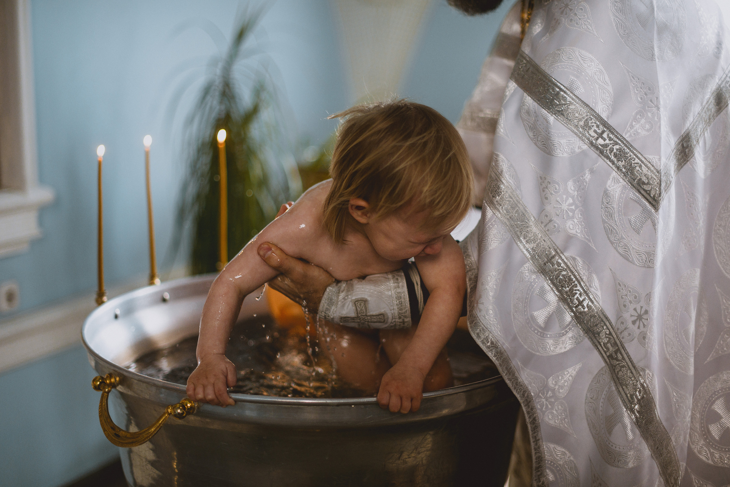 Крещение Полины. Семейный документальный фотограф в Волгограде Мариэта Додина