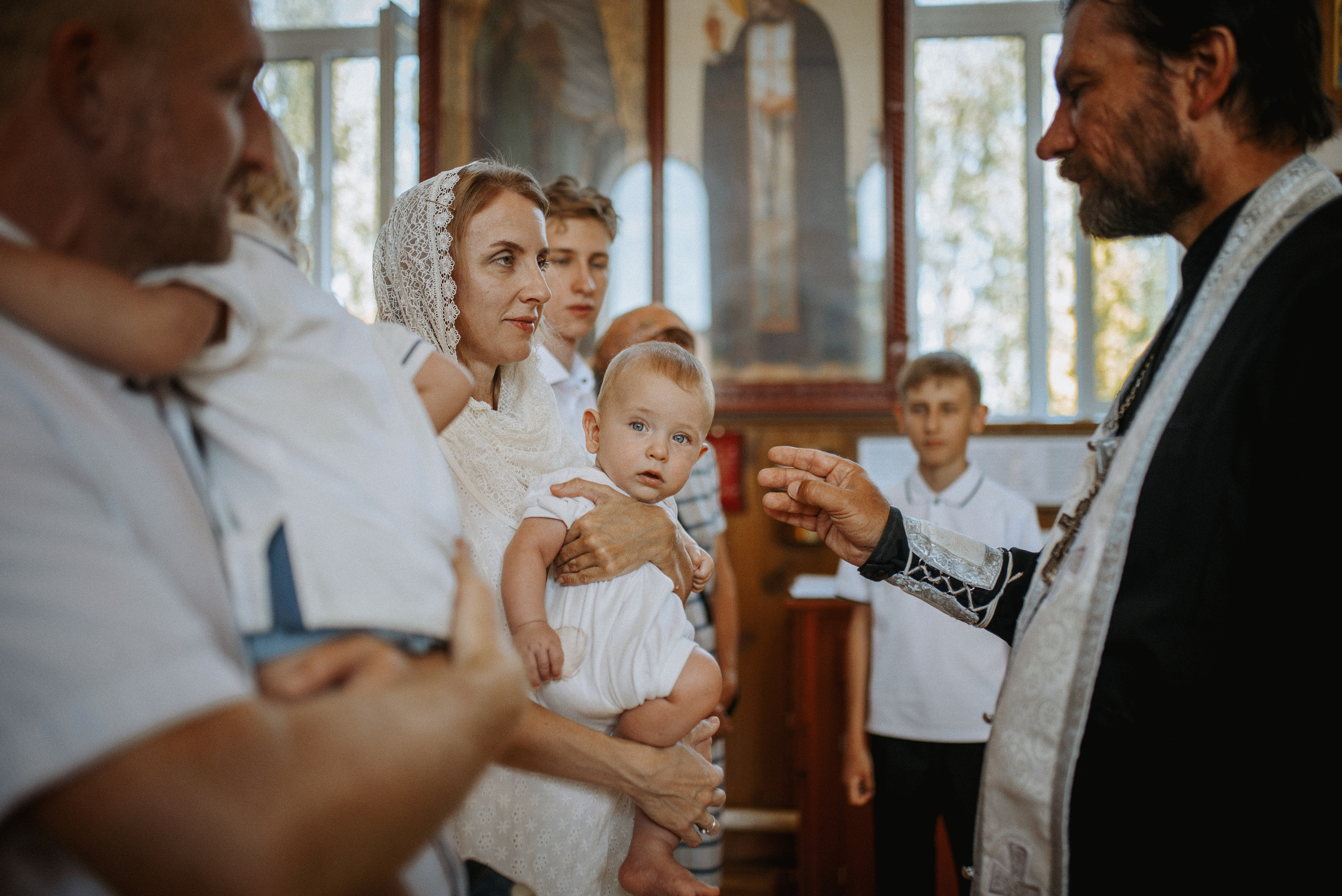 Крещение Ванечки и Гришечки. Семейный документальный фотограф в Волгограде Мариэта Додина