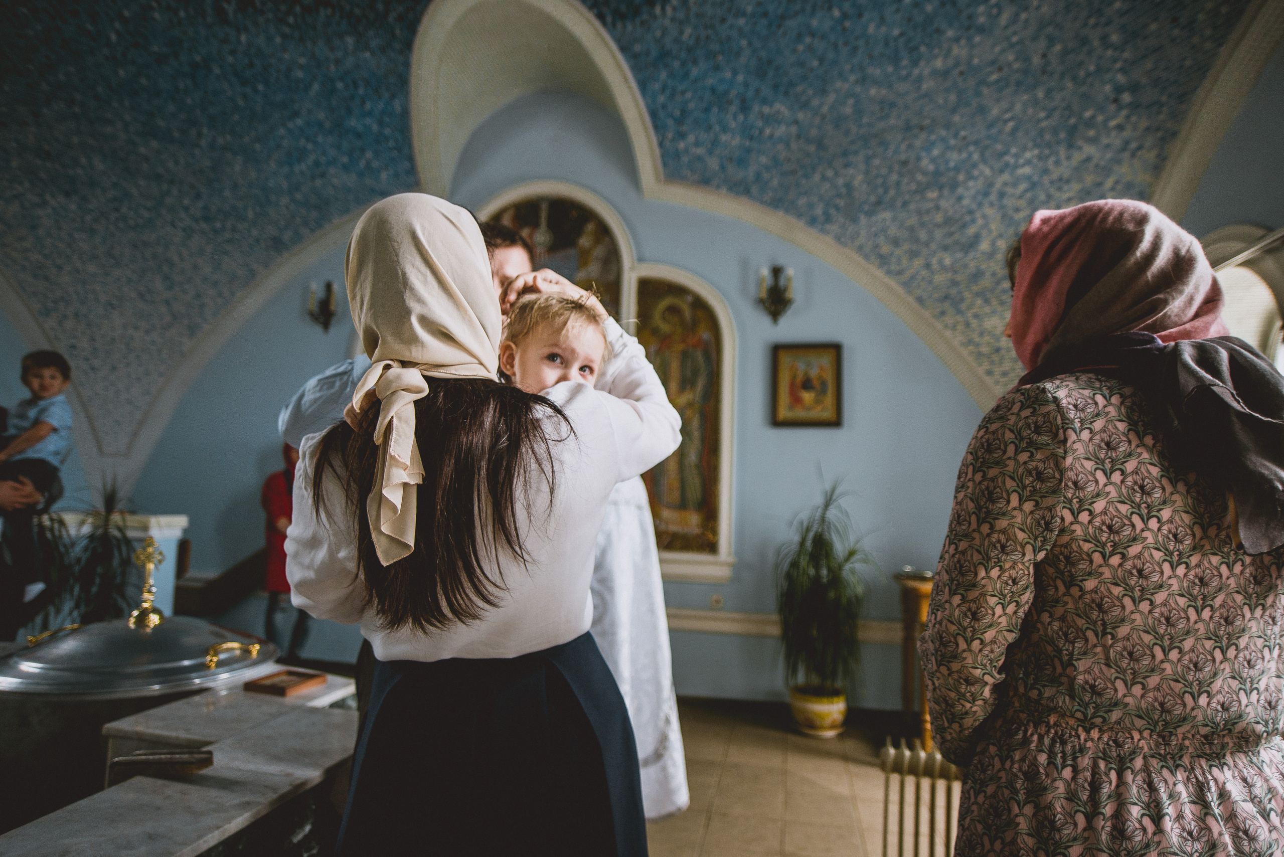 Крещение Полины. Семейный документальный фотограф в Волгограде Мариэта Додина