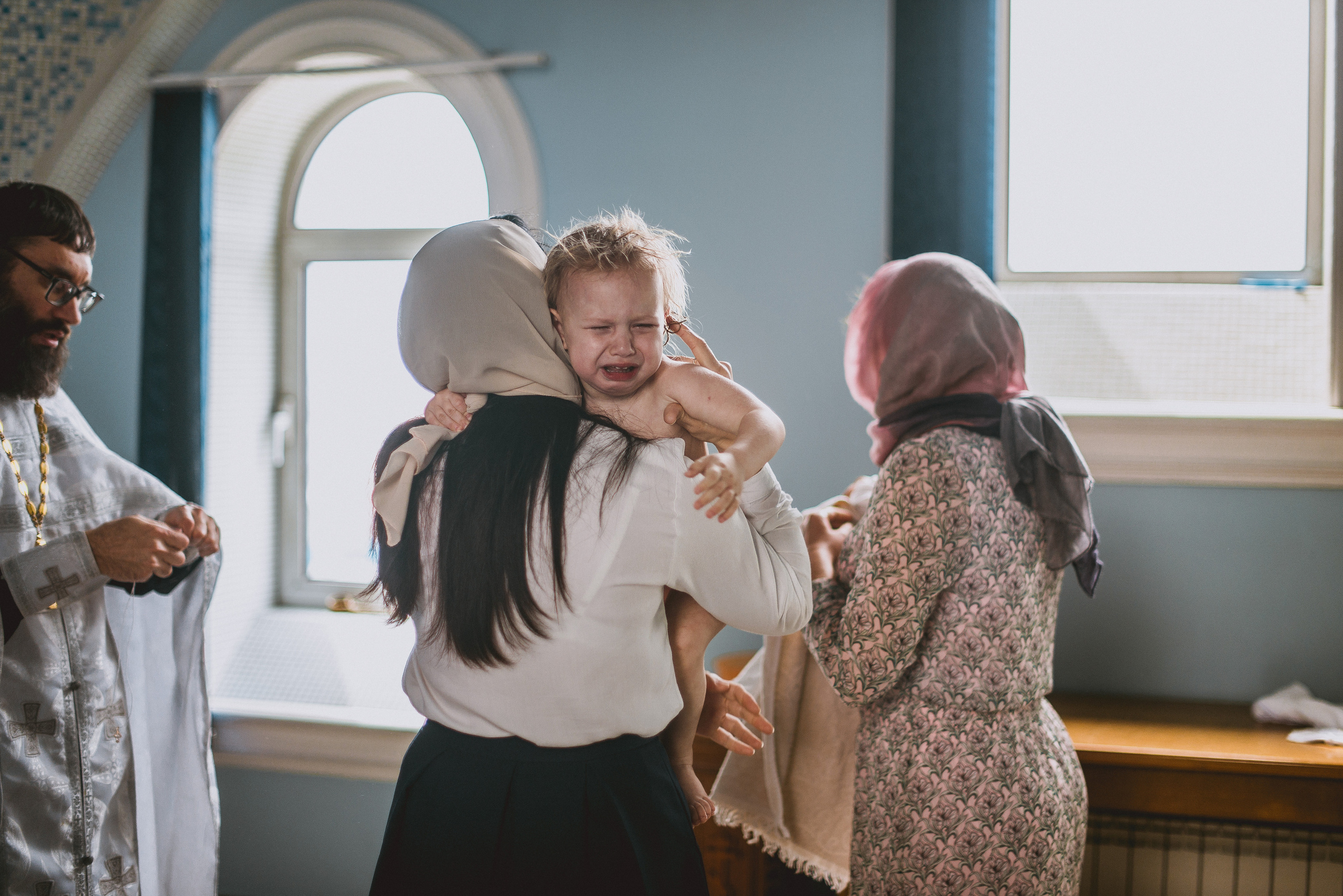 Крещение Полины. Семейный документальный фотограф в Волгограде Мариэта Додина