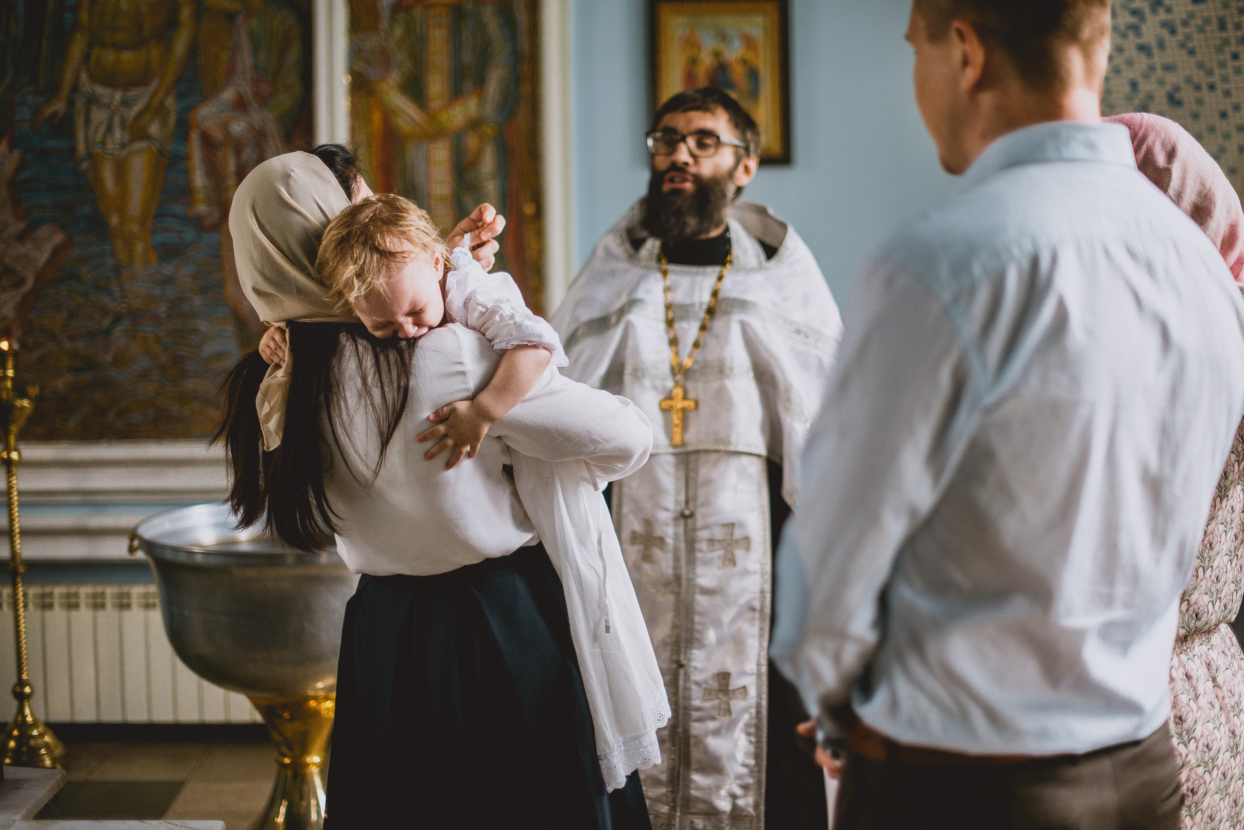 Крещение Полины. Семейный документальный фотограф в Волгограде Мариэта Додина