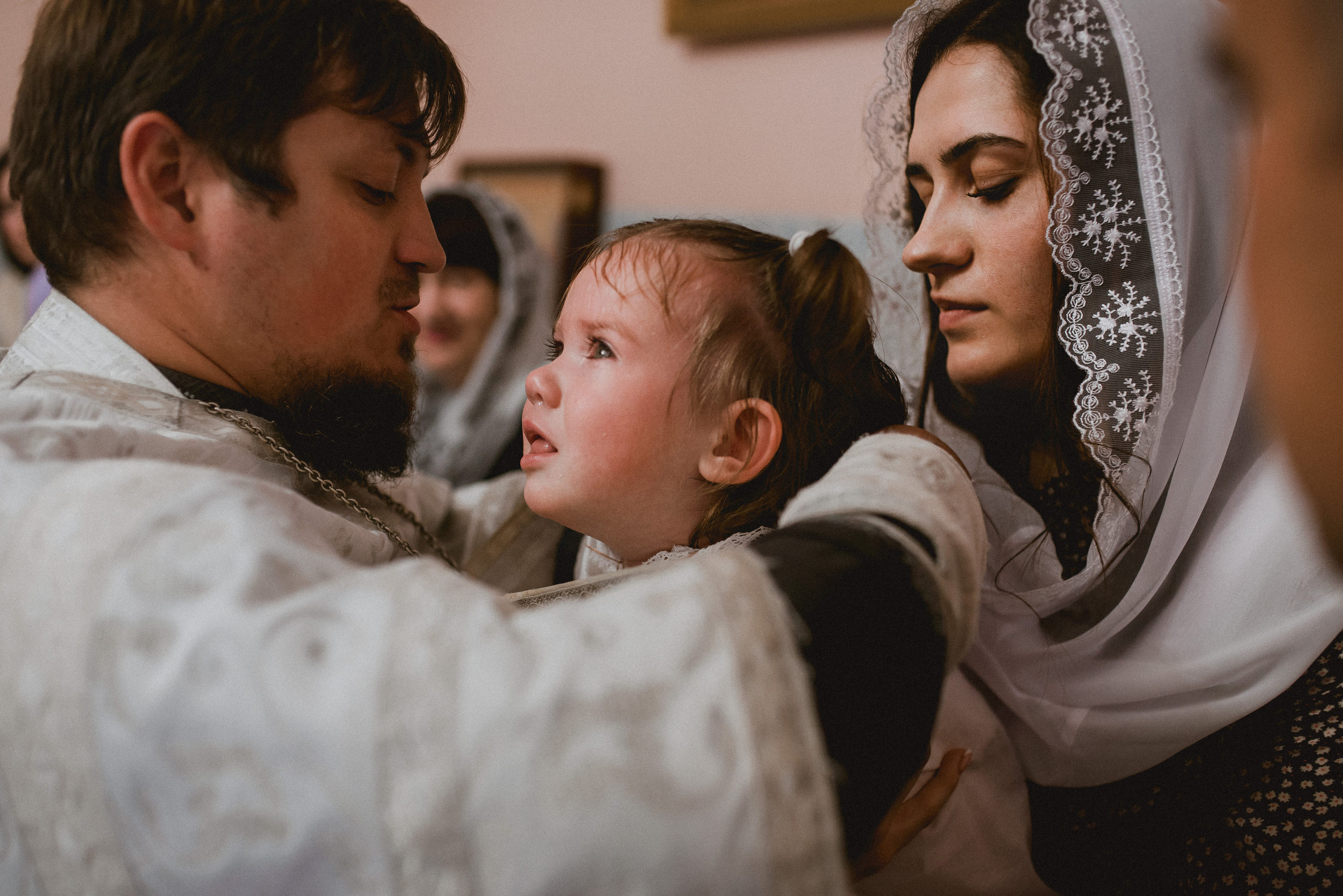 Крещение Анечки. Семейный документальный фотограф в Волгограде Мариэта Додина