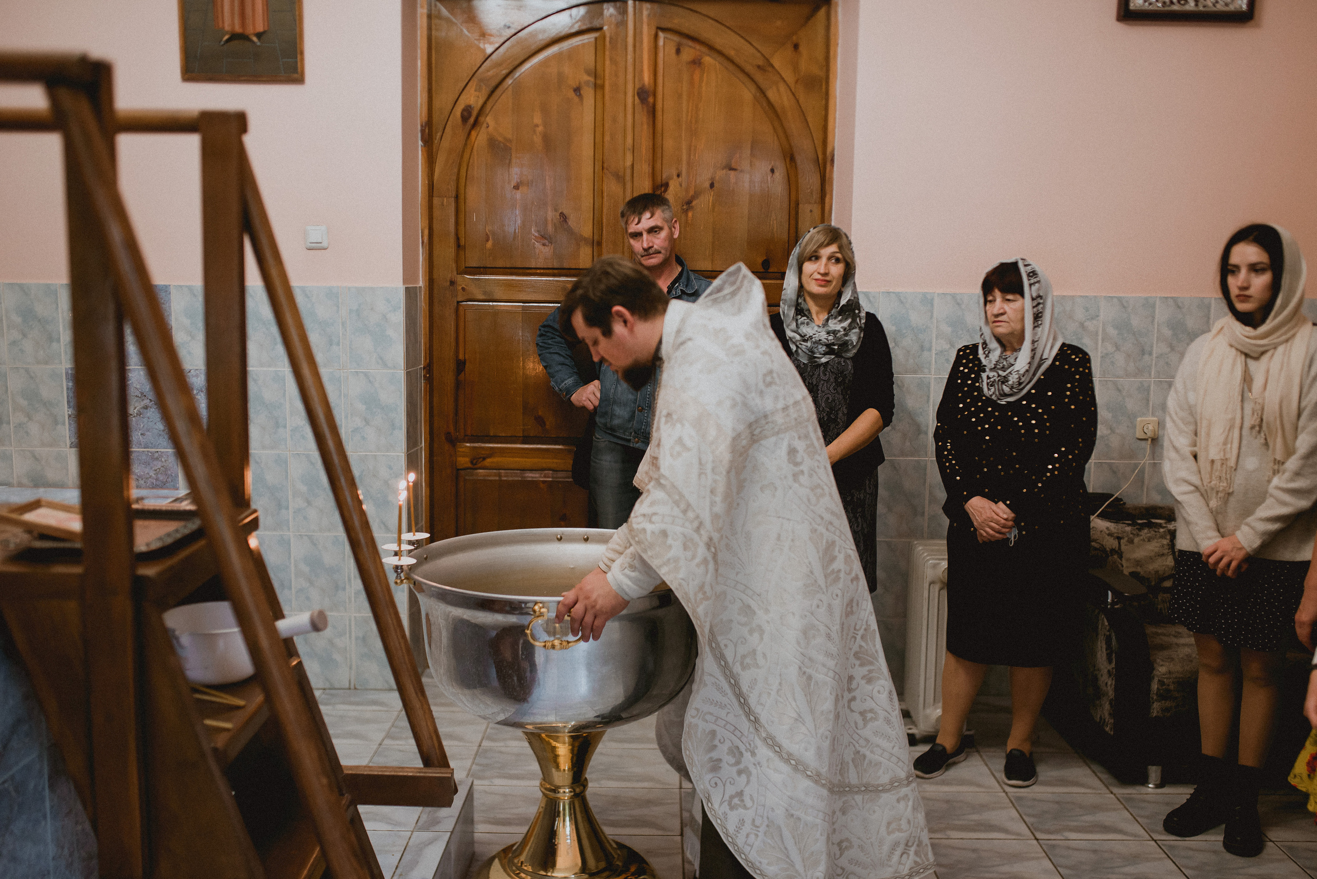 Крещение Анечки. Семейный документальный фотограф в Волгограде Мариэта Додина