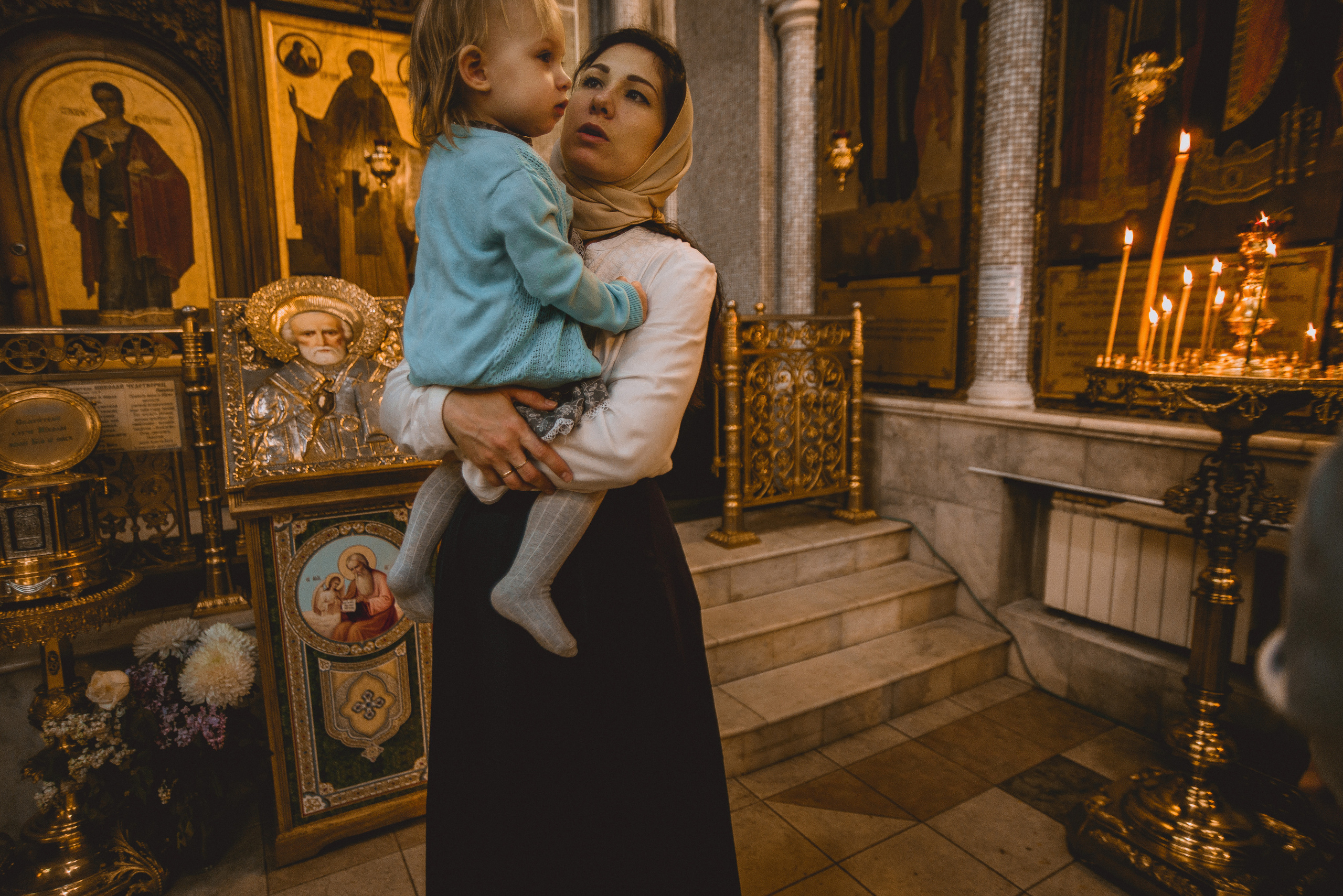 Крещение Полины. Семейный документальный фотограф в Волгограде Мариэта Додина