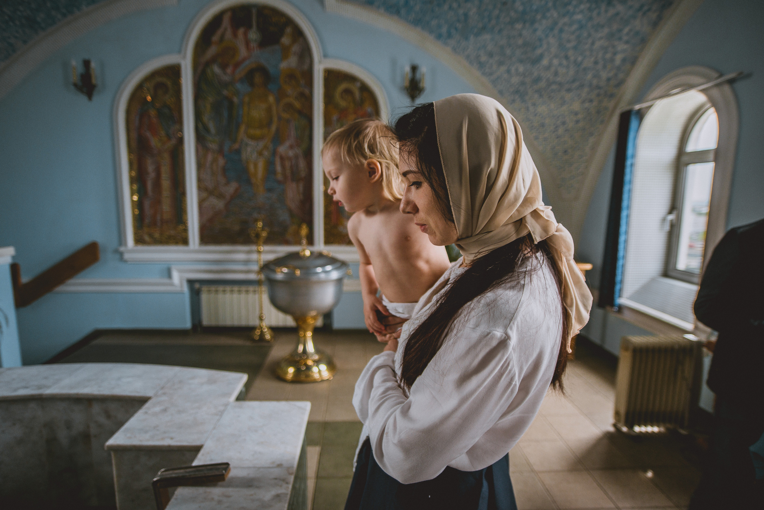Крещение Полины. Семейный документальный фотограф в Волгограде Мариэта Додина