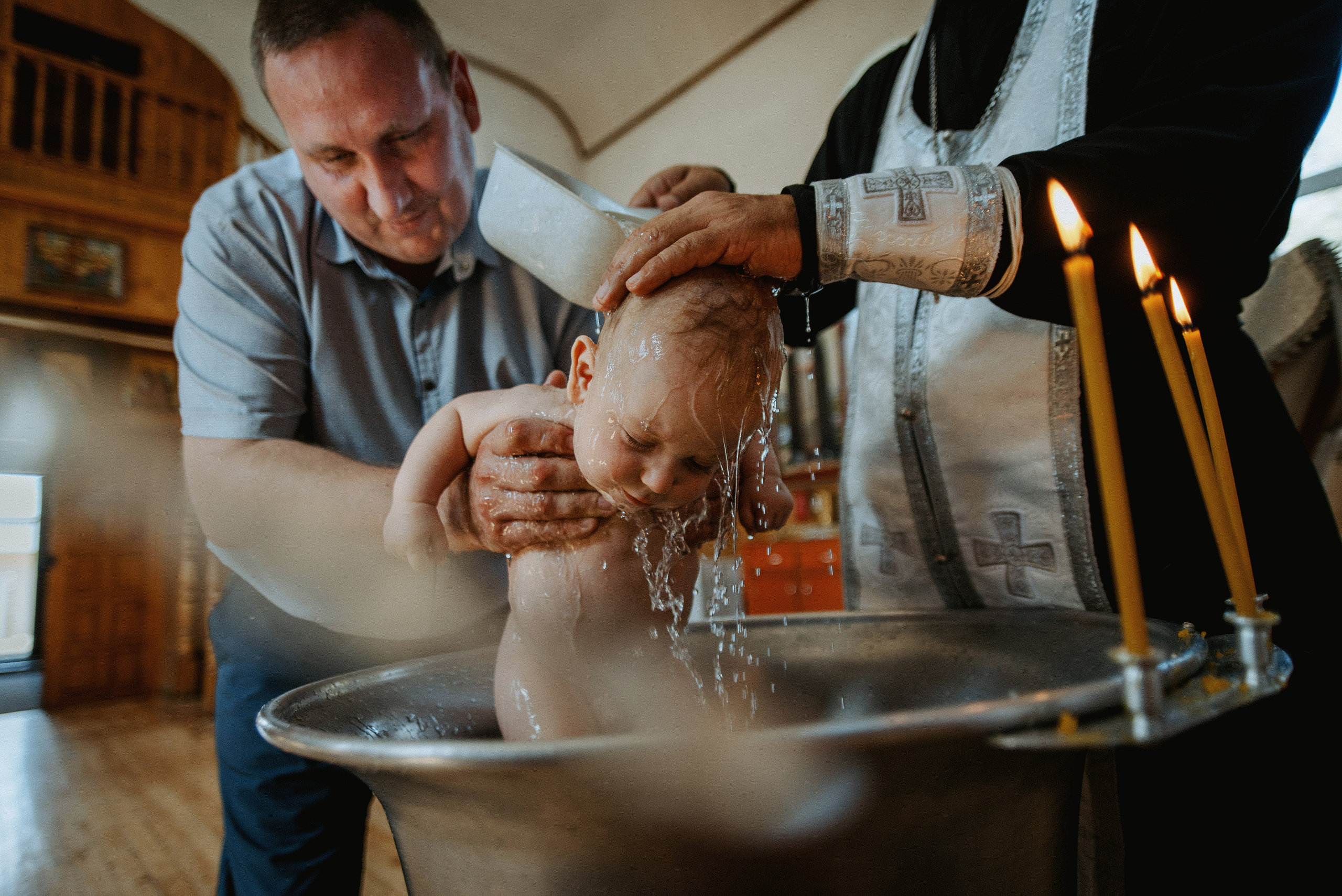 Крещение Ванечки и Гришечки. Семейный документальный фотограф в Волгограде Мариэта Додина