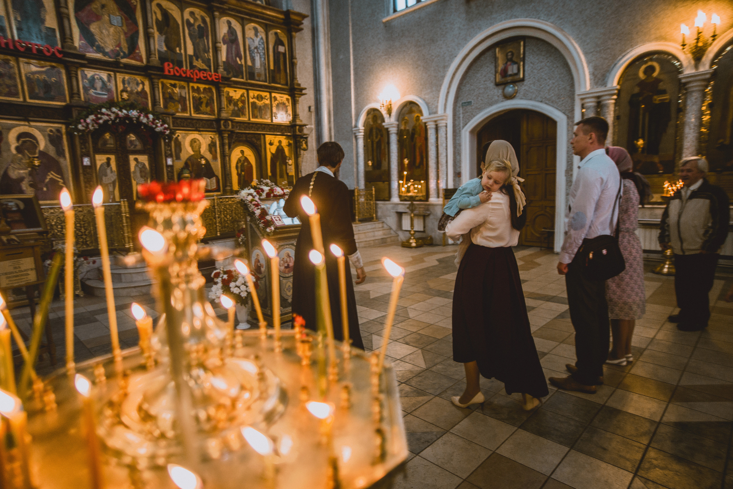 Крещение Полины. Семейный документальный фотограф в Волгограде Мариэта Додина