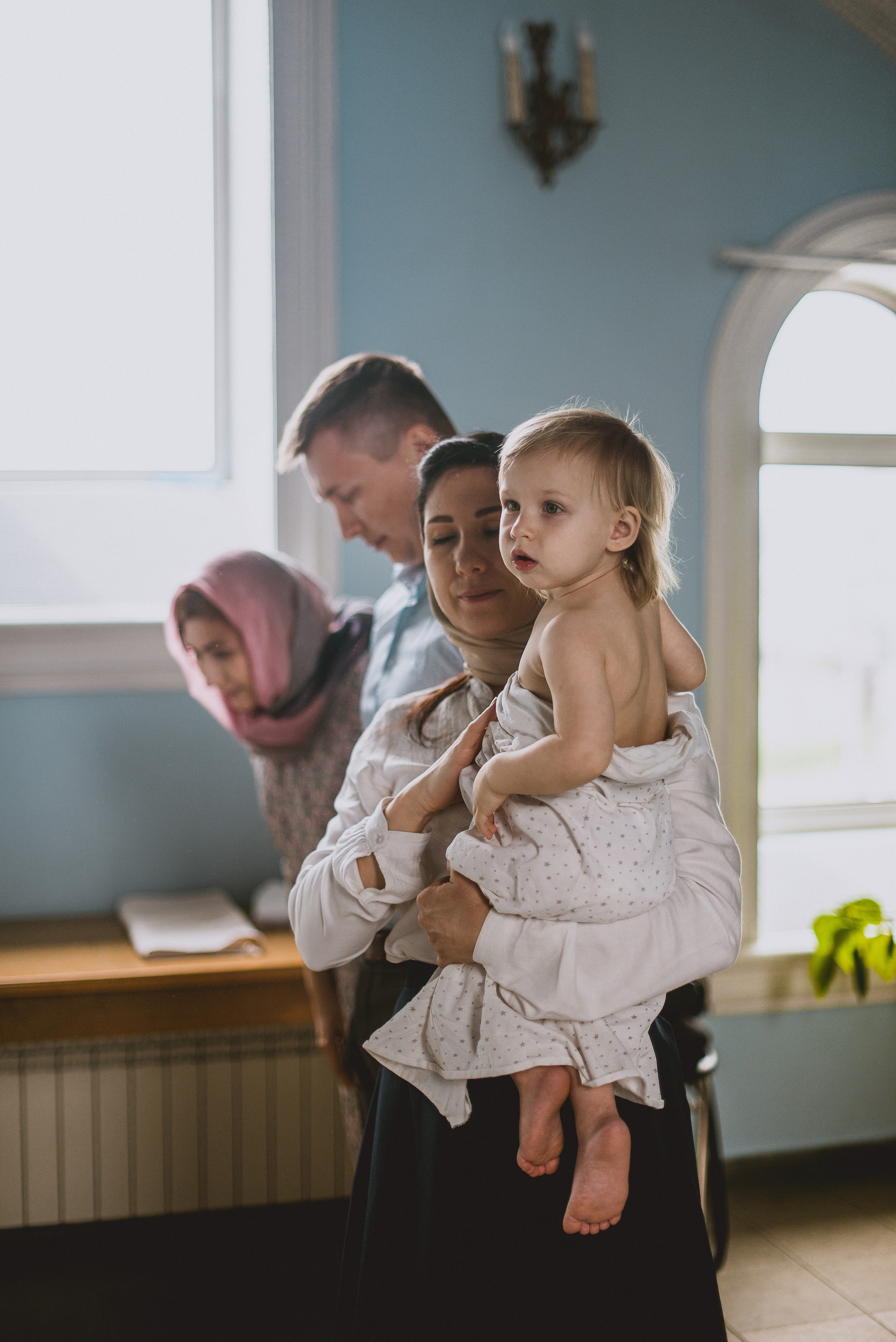 Крещение Полины. Семейный документальный фотограф в Волгограде Мариэта Додина
