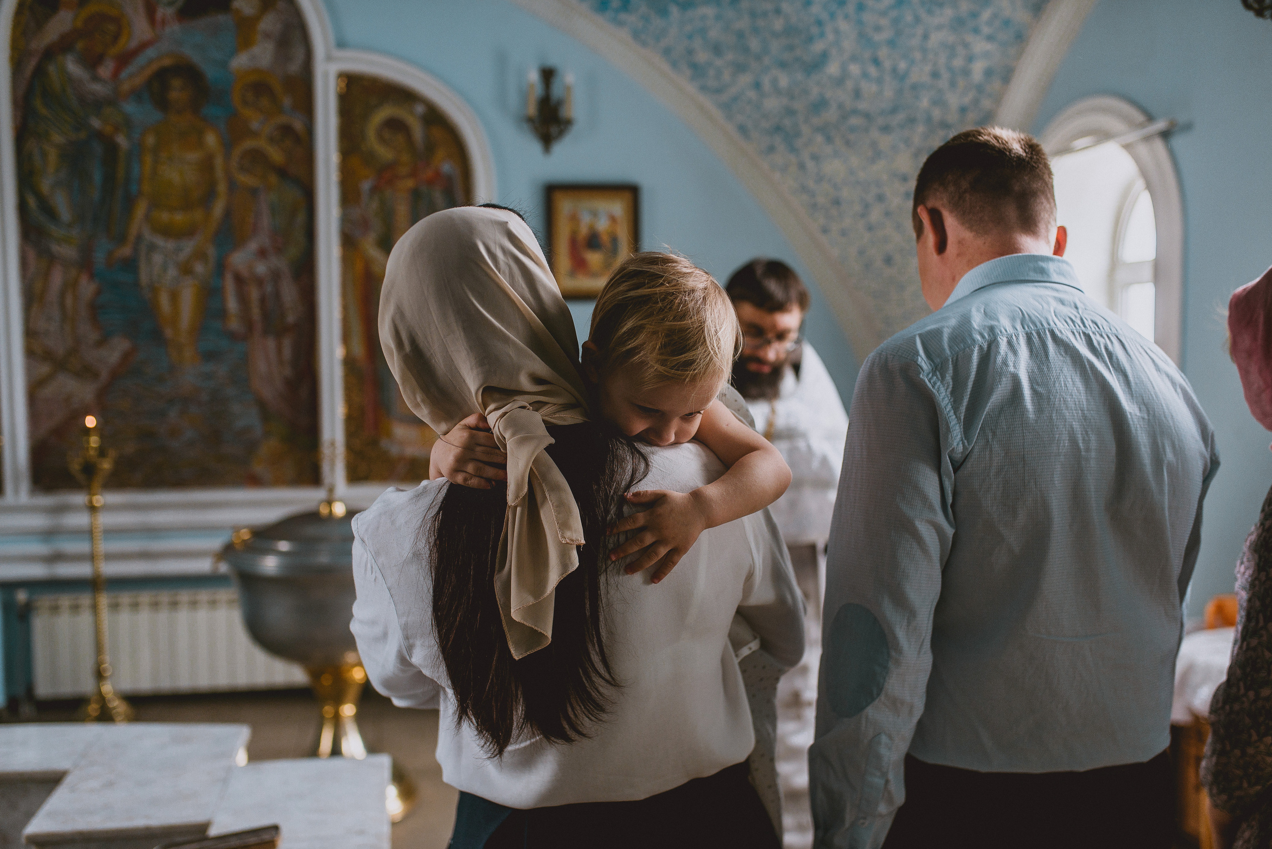 Крещение Полины. Семейный документальный фотограф в Волгограде Мариэта Додина