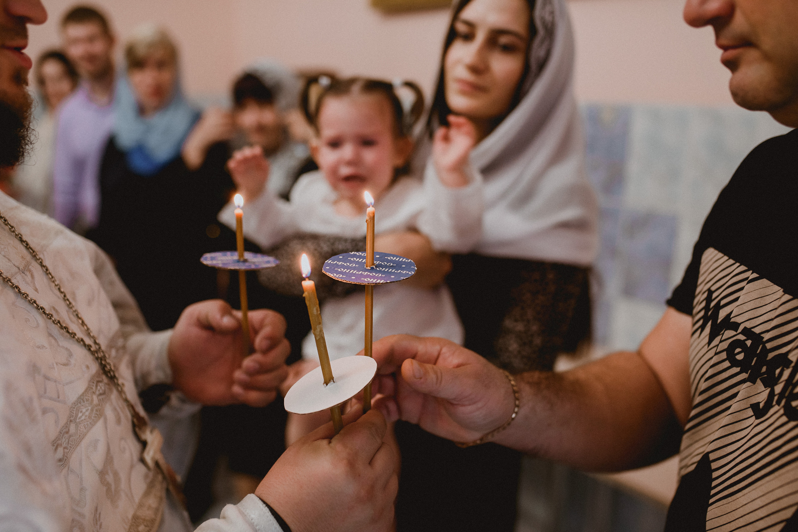 Крещение Анечки. Семейный документальный фотограф в Волгограде Мариэта Додина