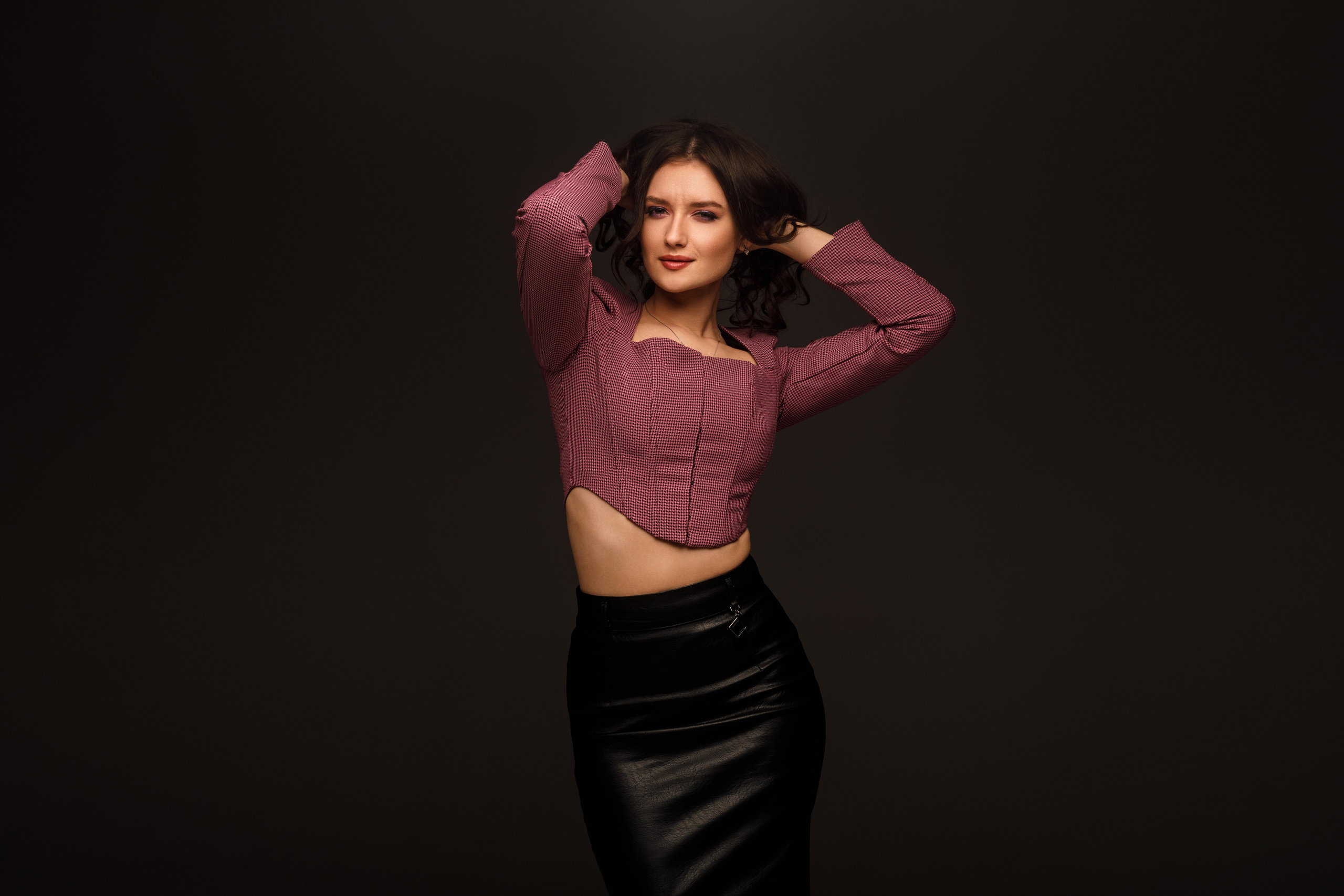 Съемка в студии на циклораме с Анастасией для «себя»