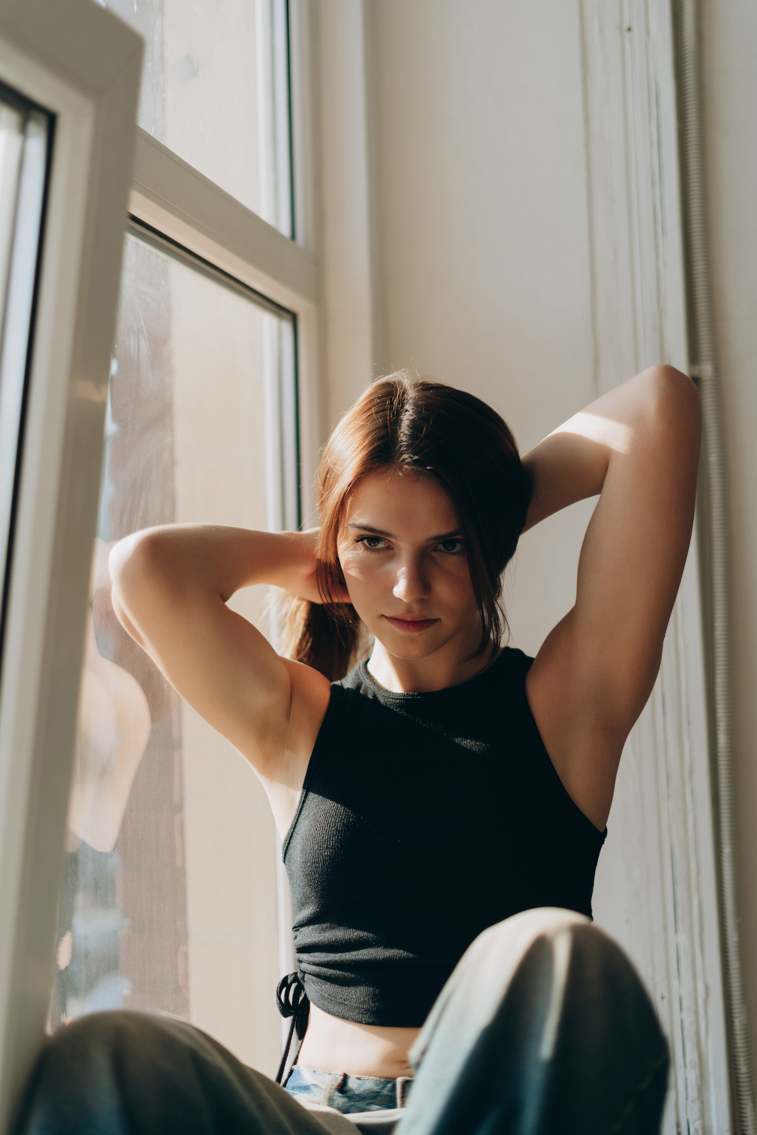 Настя. Модельные тесты. Фотограф Москва Виктория-Антуанетта