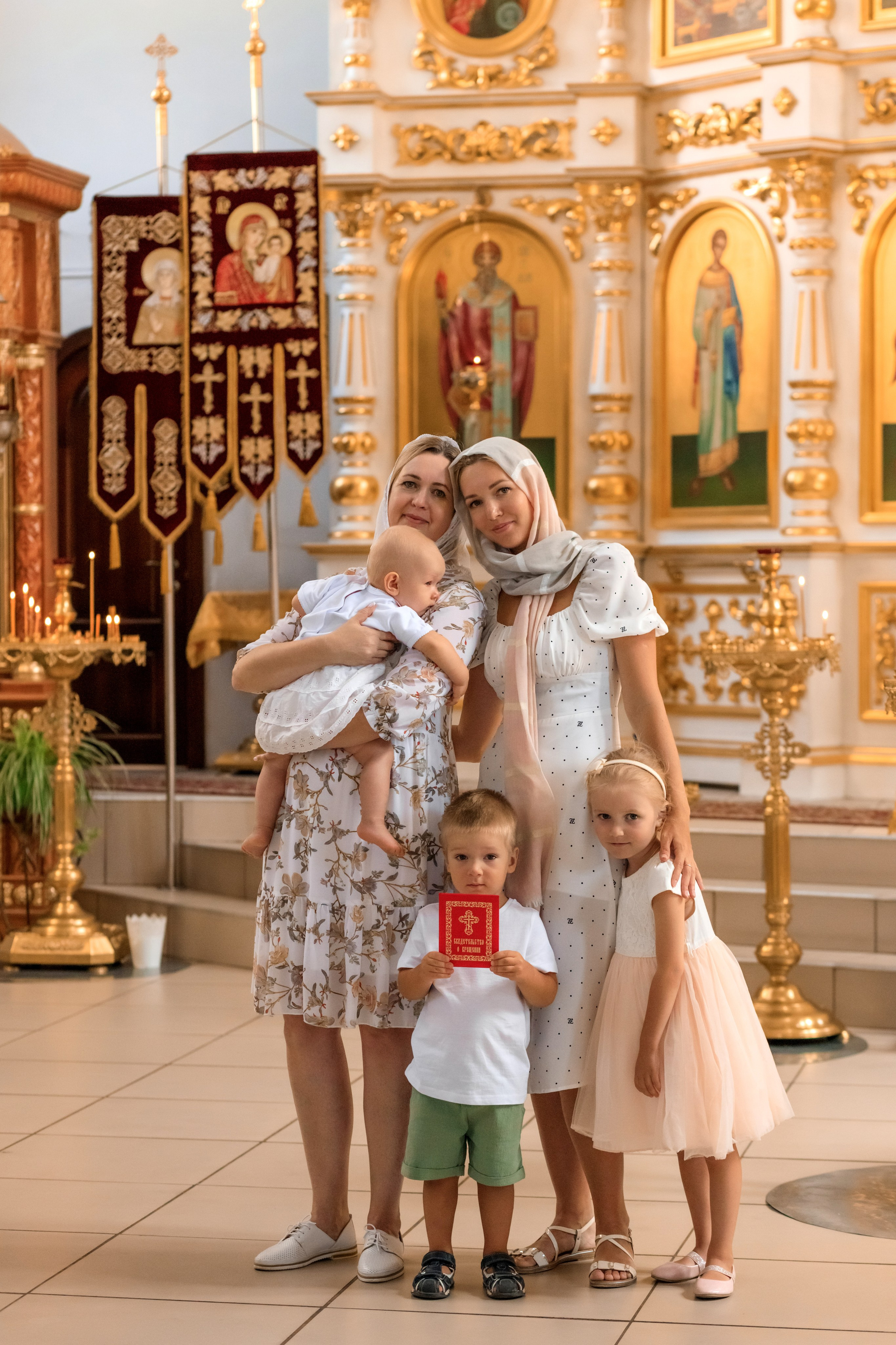 Крещение Анны. Семейный и детский фотограф в Краснодаре Элона Литвинова