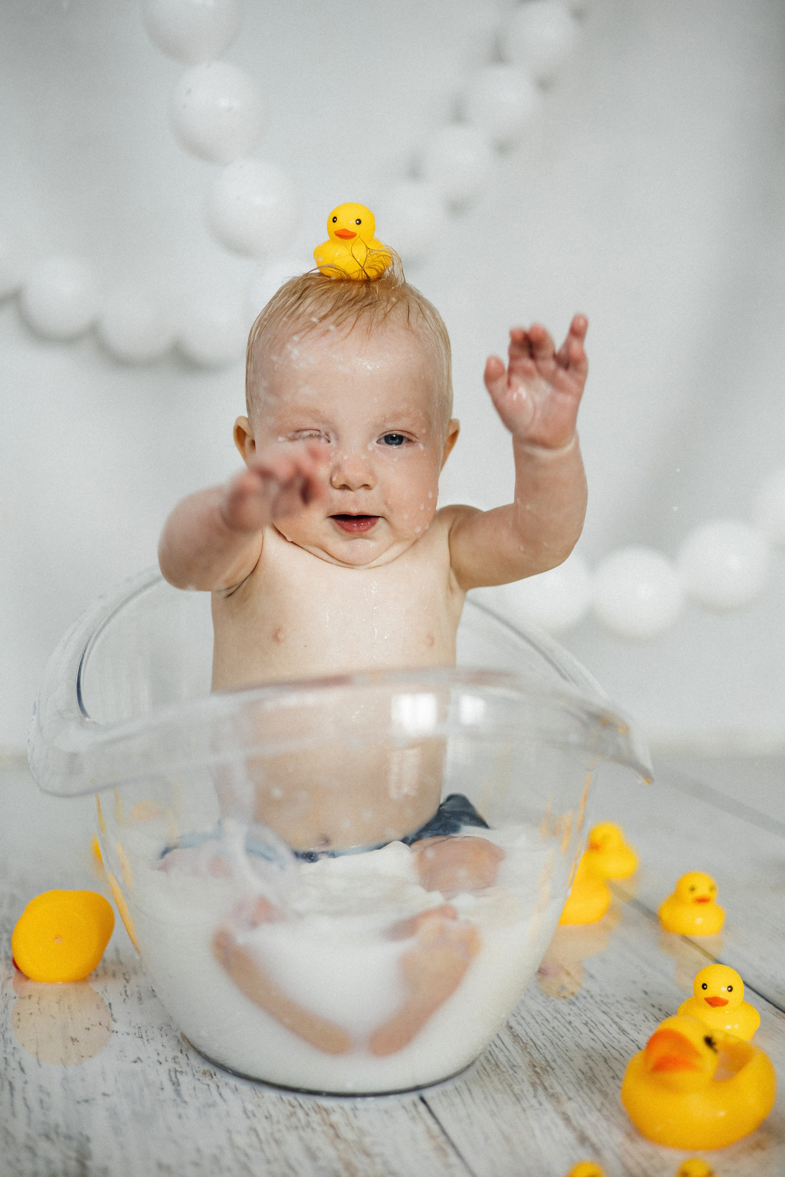 Молочные ванны. Фотограф новорождённых Екатерина Боброва. Ульяновск