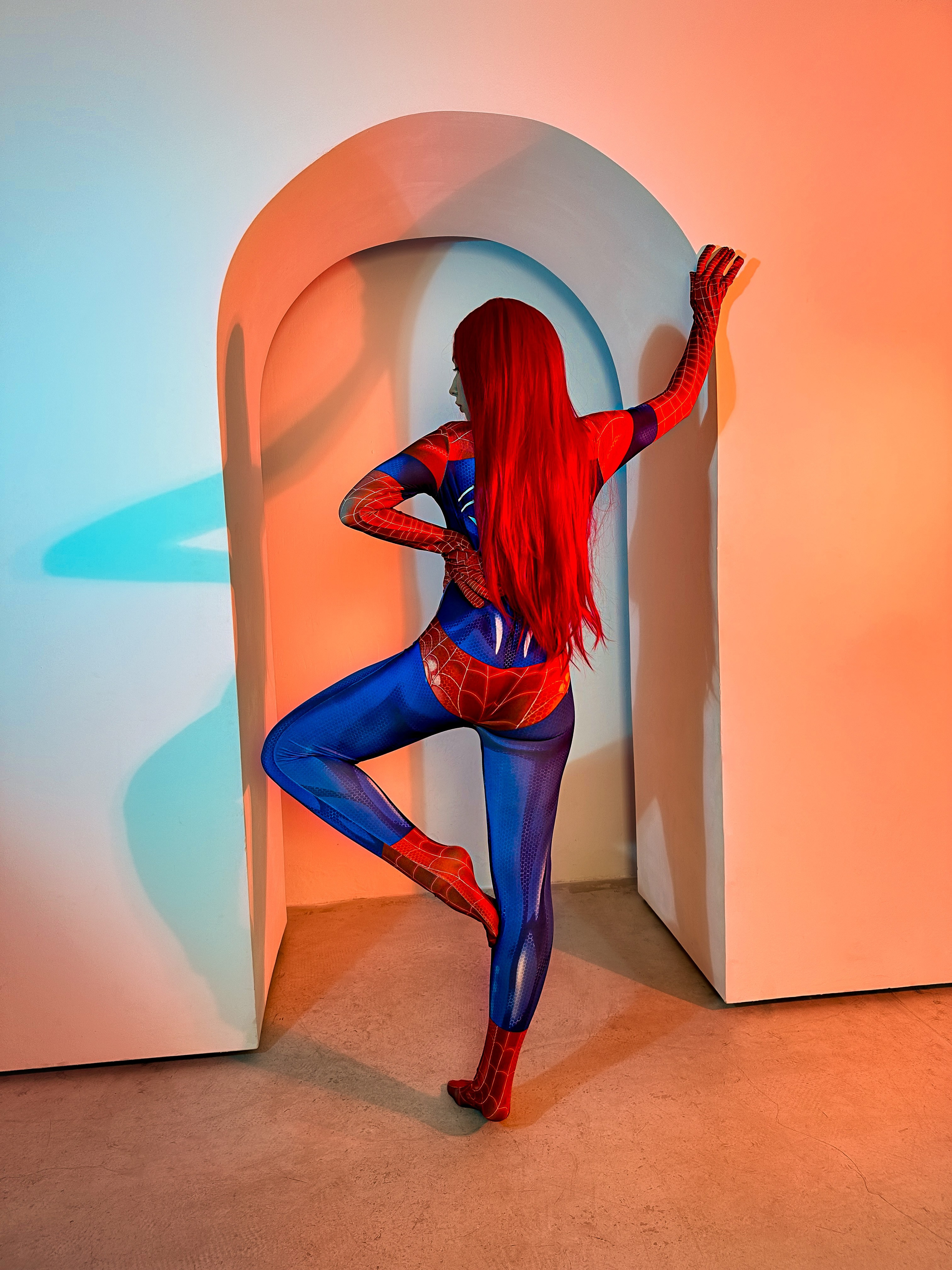 Костюм супер героя Spider Woman, 42-46 размер на рост до 165 см. Фотограф, мобилограф Ростов-на-Дону