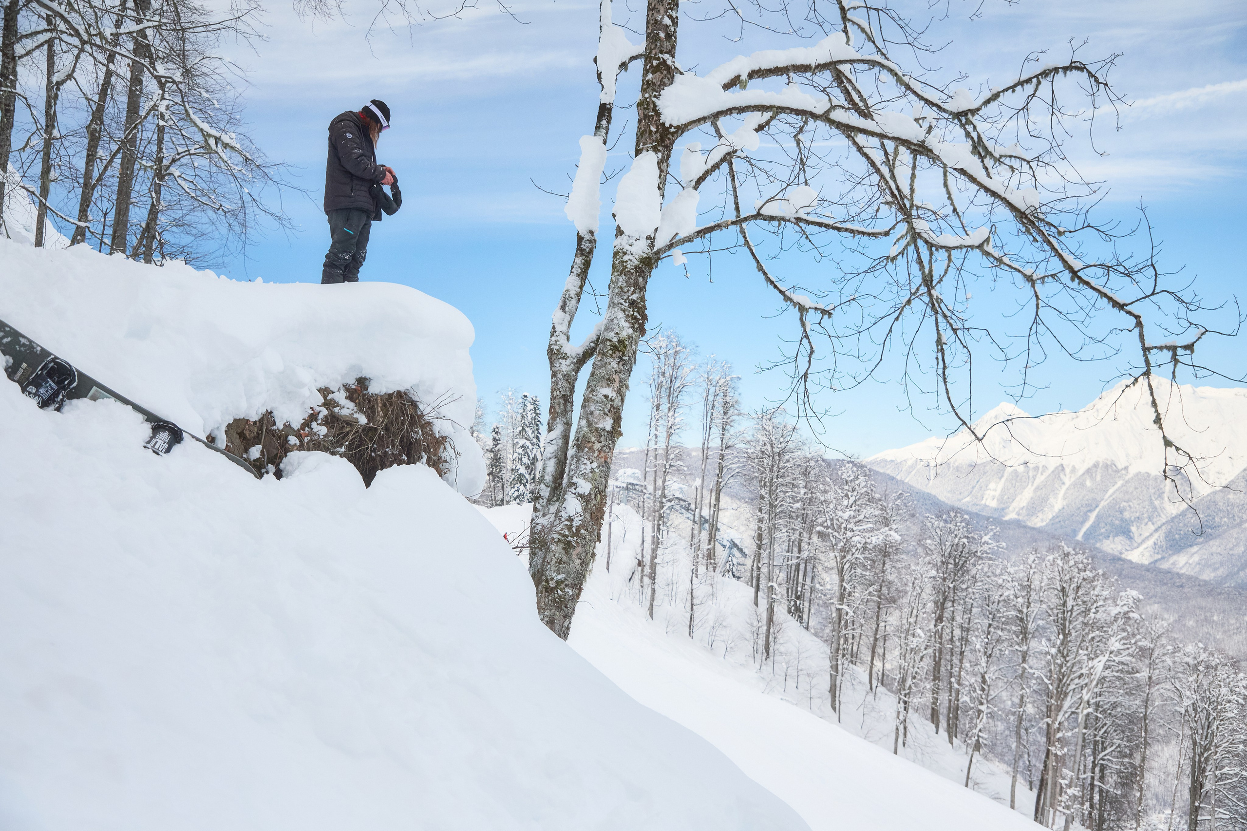 Сьемка на споте в красной поляне