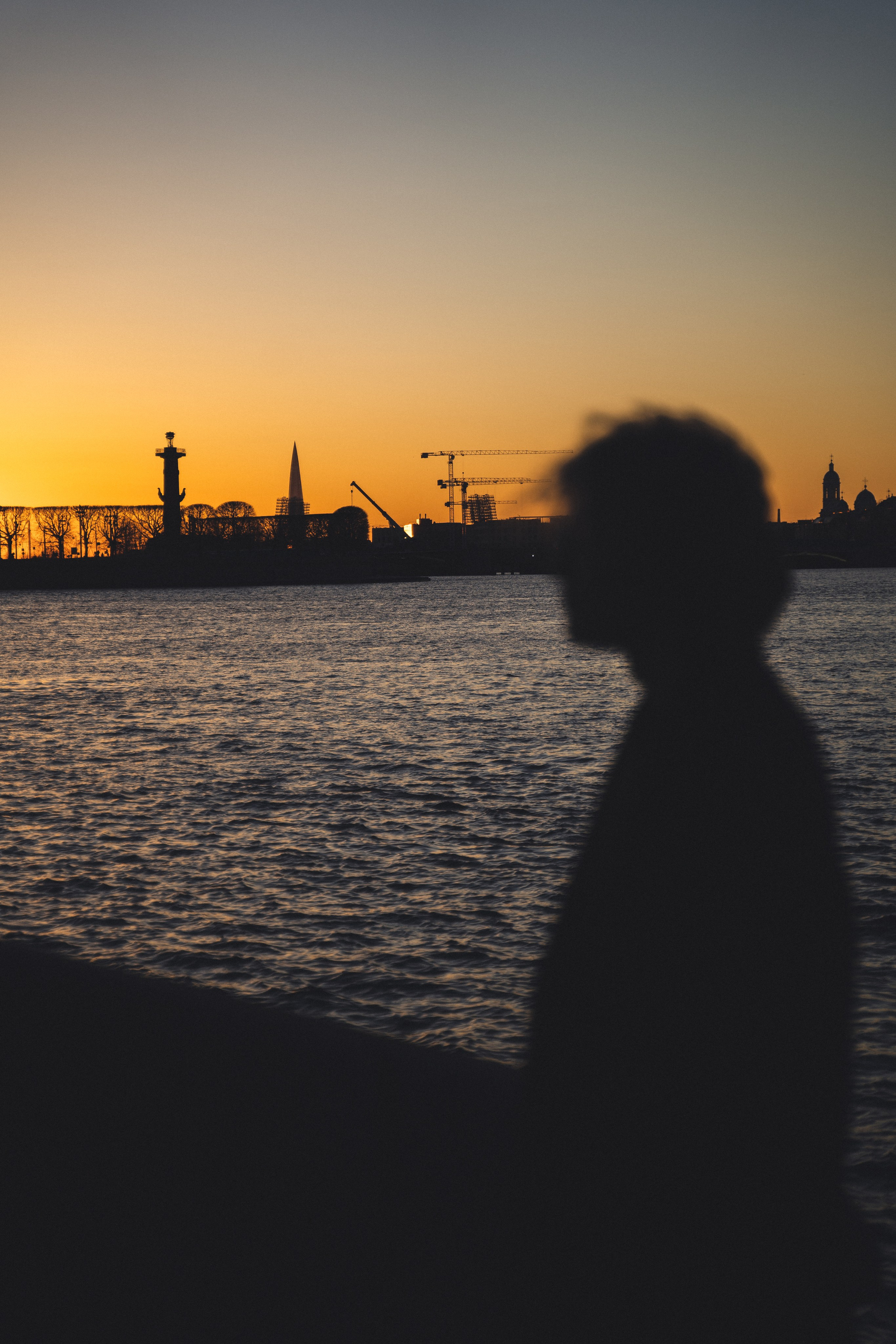 Питер, ветер, закат…. Визуальный художник «Границы внутри»