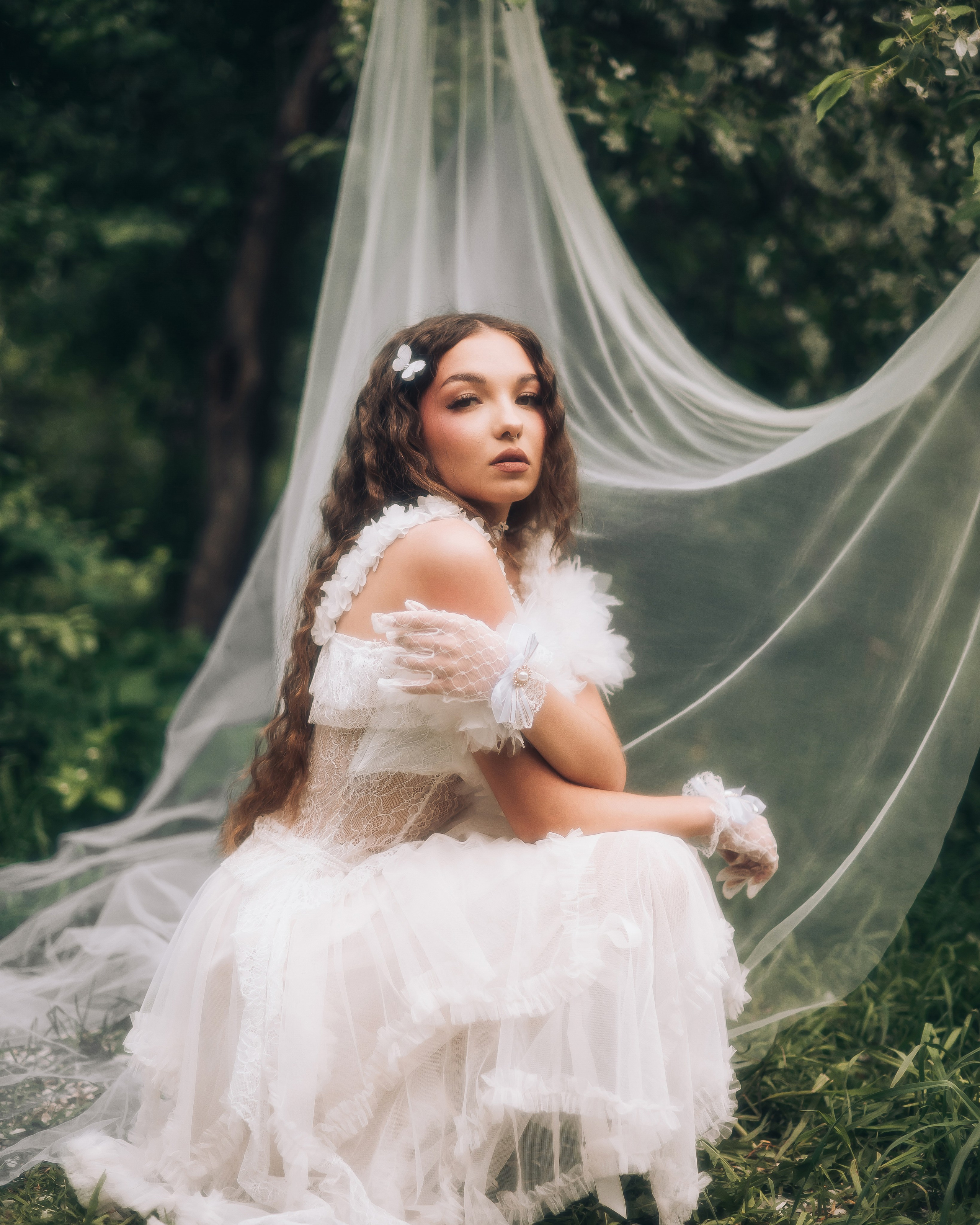 Фотосессия в цветении в Кузбасском парке г. Кемерово