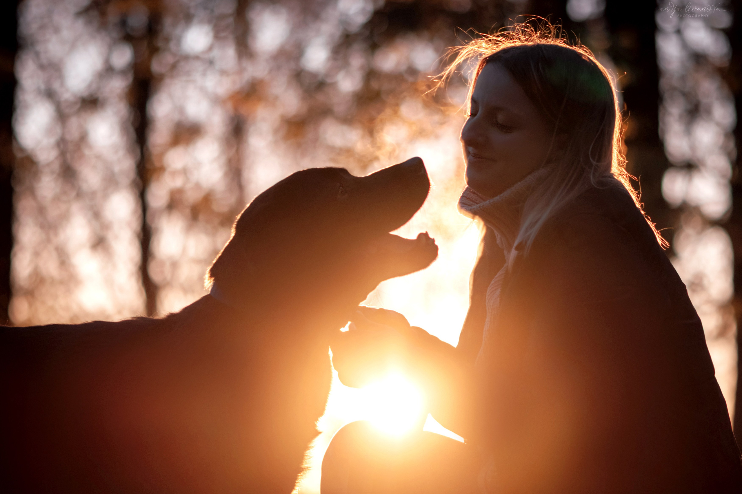 Оскар и его семья в парке. Фотограф анималист Аня Ливанова | Рыбинск