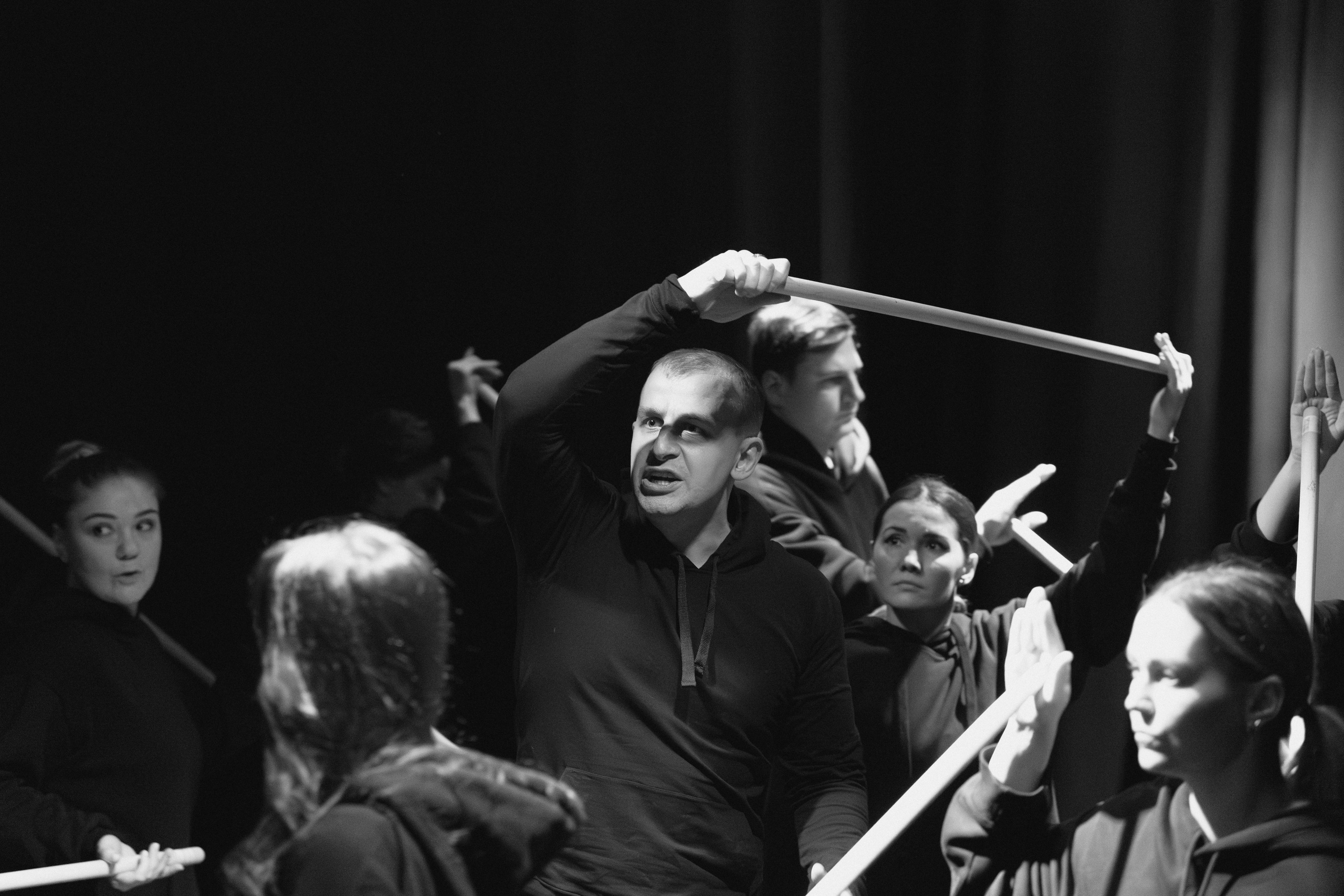 Показ группы Advanced 6 — Физический театр. Репортажный и портретный фотограф Андрей Гаровский