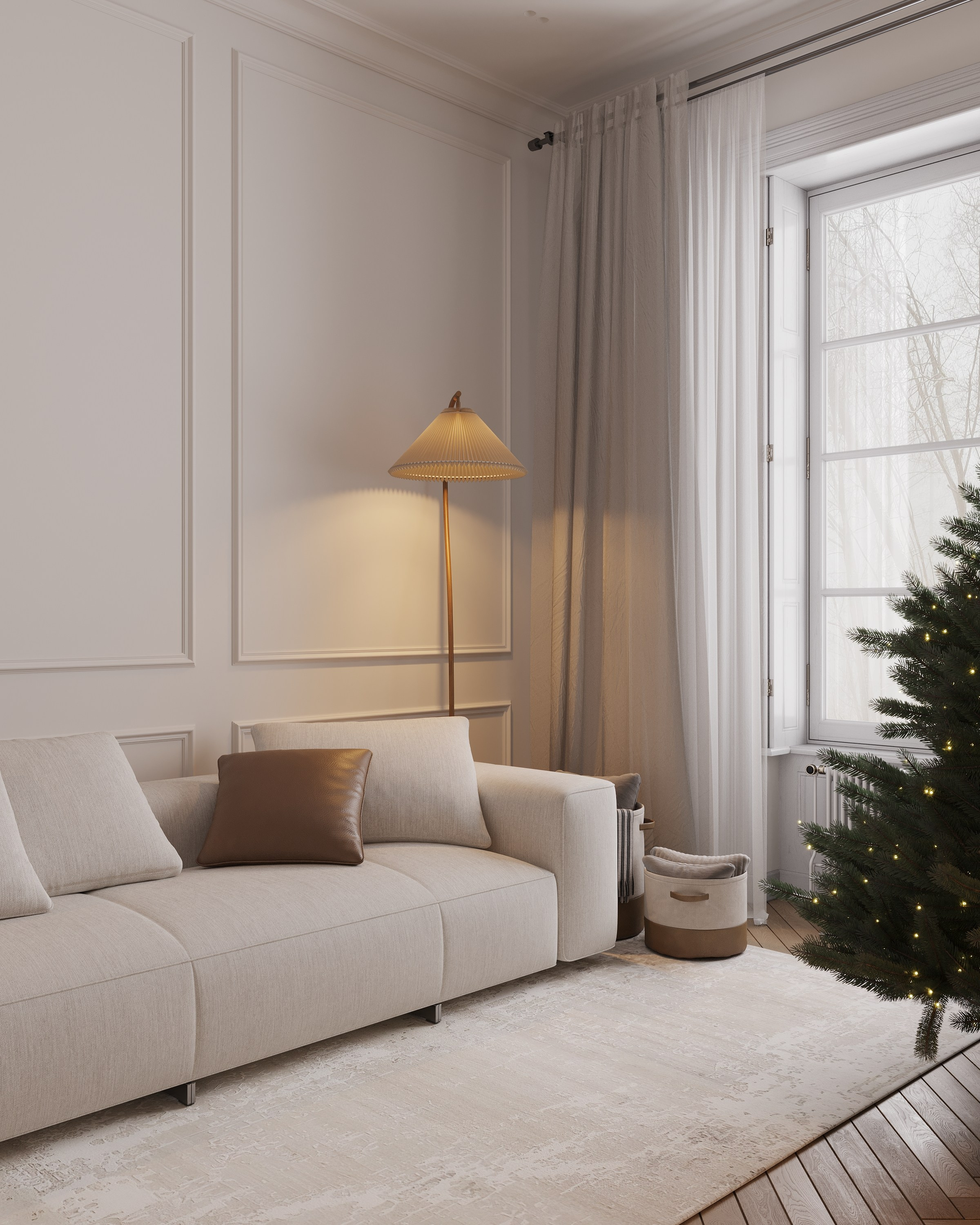 WINTER OFFICE. 3d визуализатор Анастасия Науменко