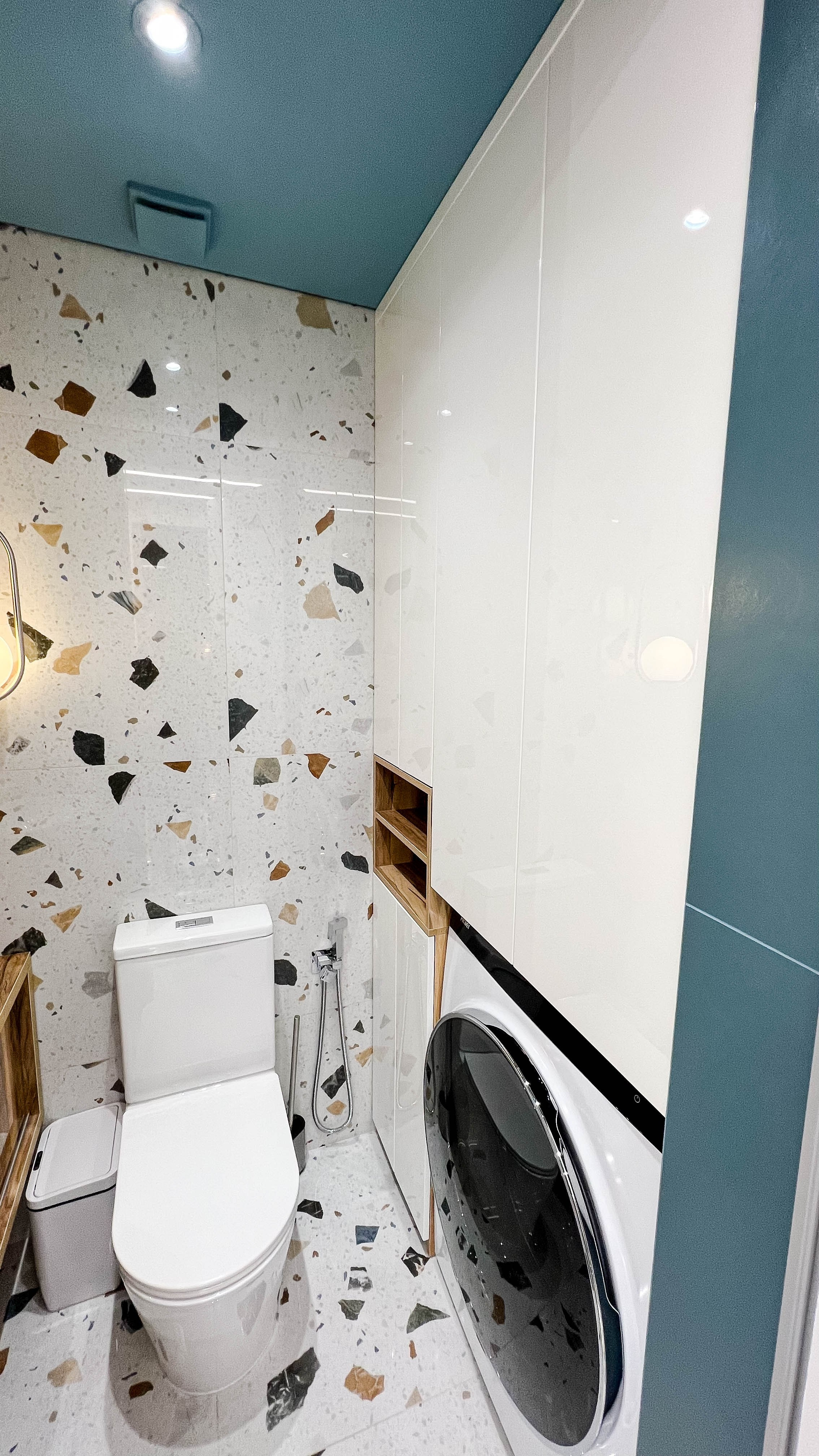 The apartment is in a modern style. Fotograf Dmitrii Donets