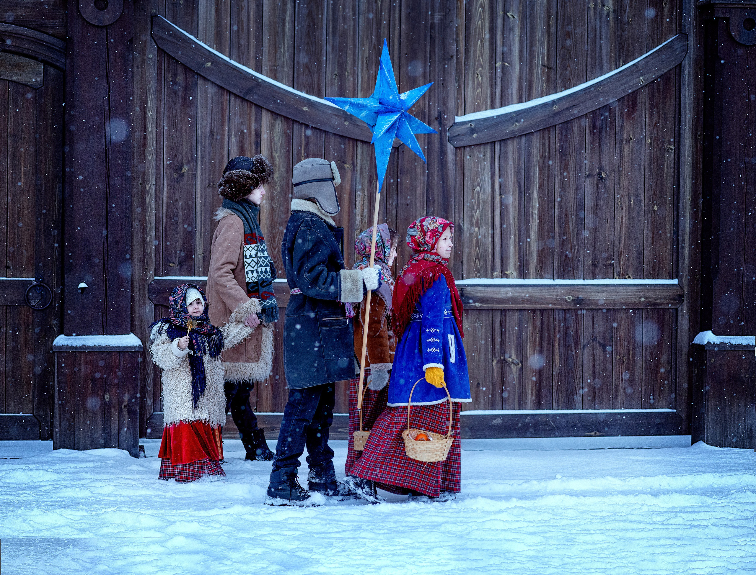 Колядки. Фотографы крещения/венчания  Красноярск Татьяна и Вячеслав Переваловы