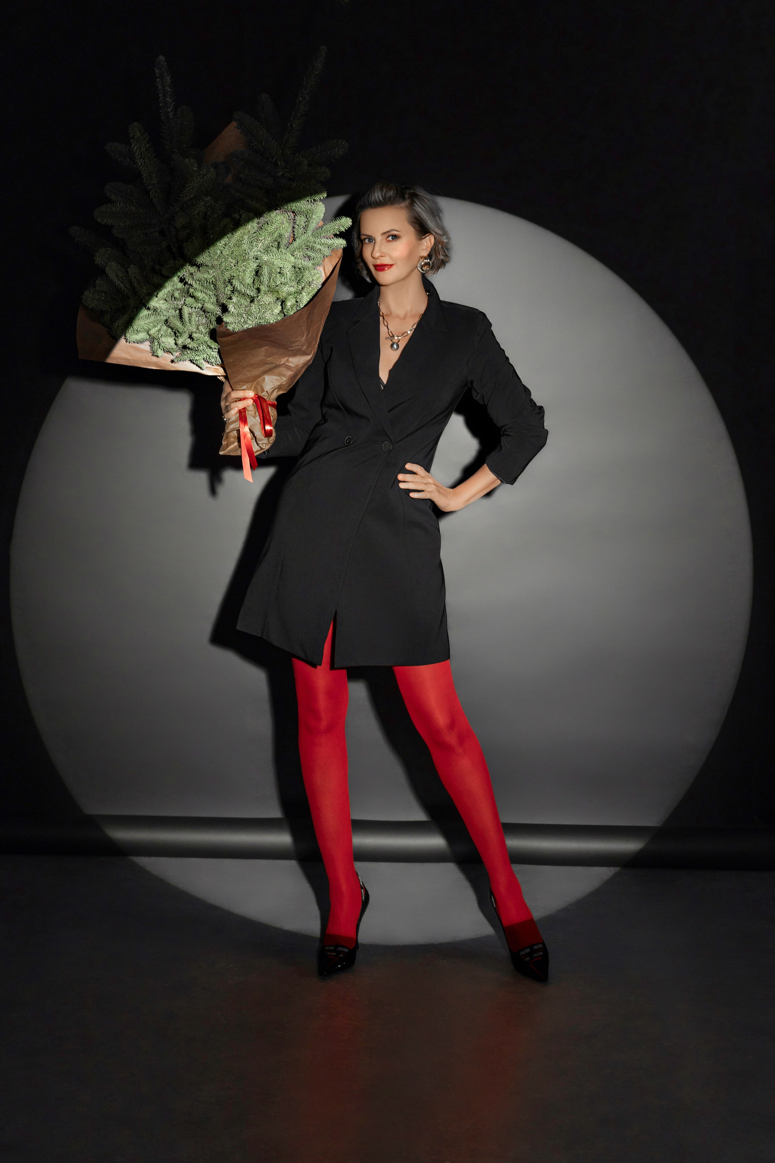 С елкой. Людмила Седлярова — Профессиональный женский фотограф в Москве