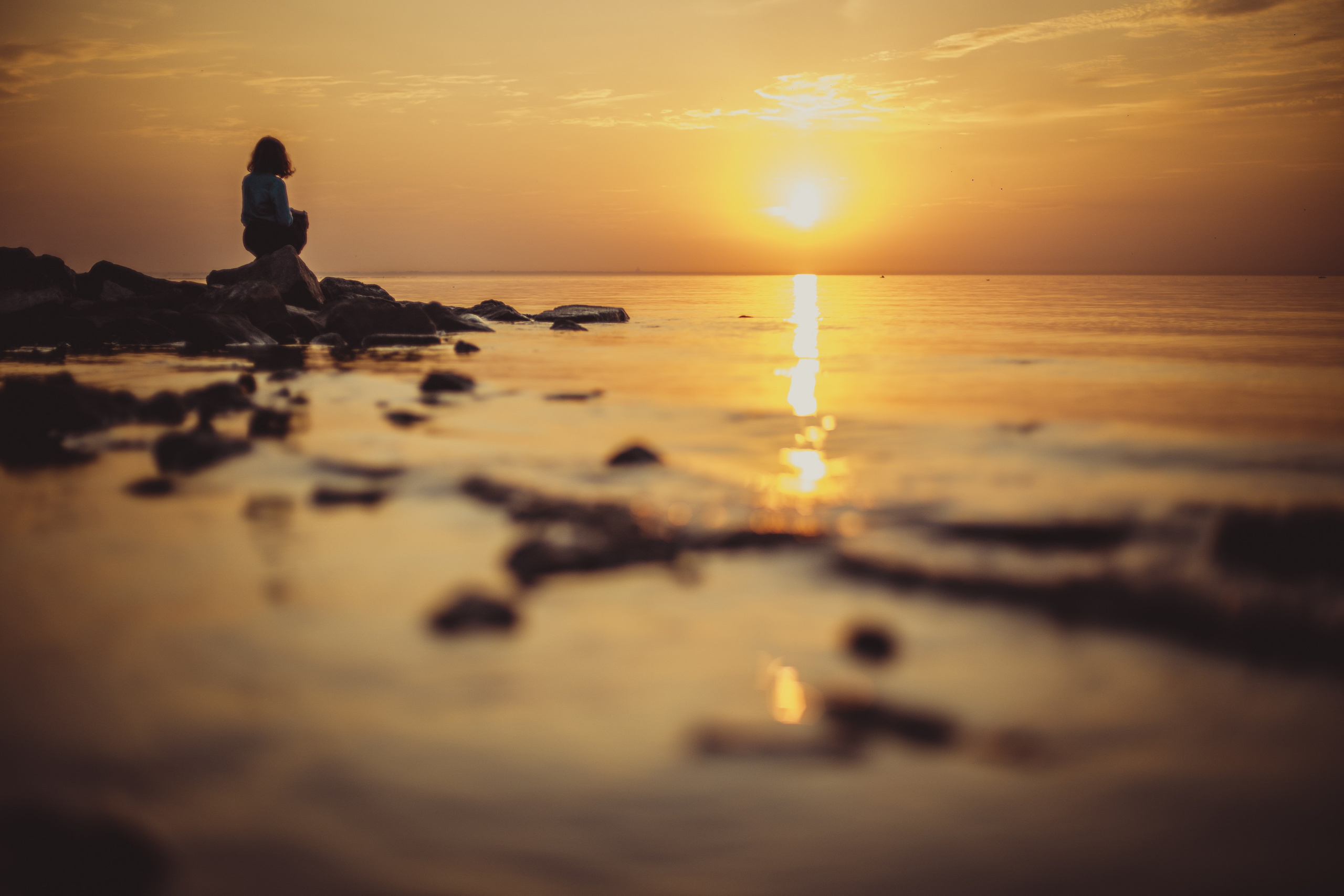 Фотосессия на Финском заливе на закате