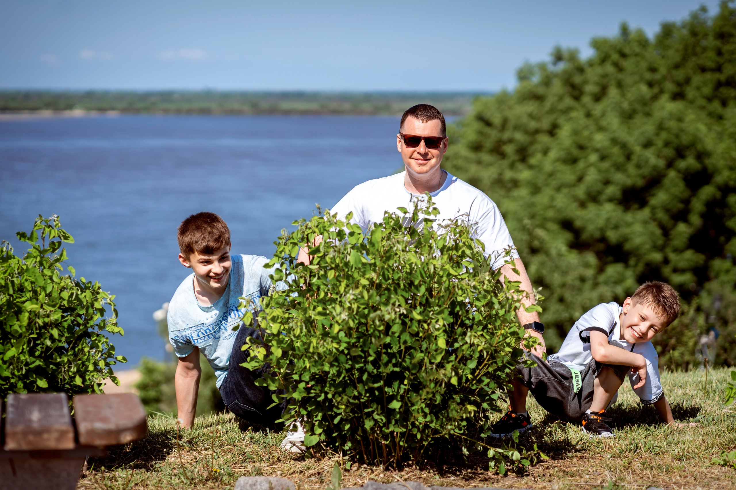 Летняя прогулка в парке. Семейный и детский фотограф в Хабаровске Анна Гриневич