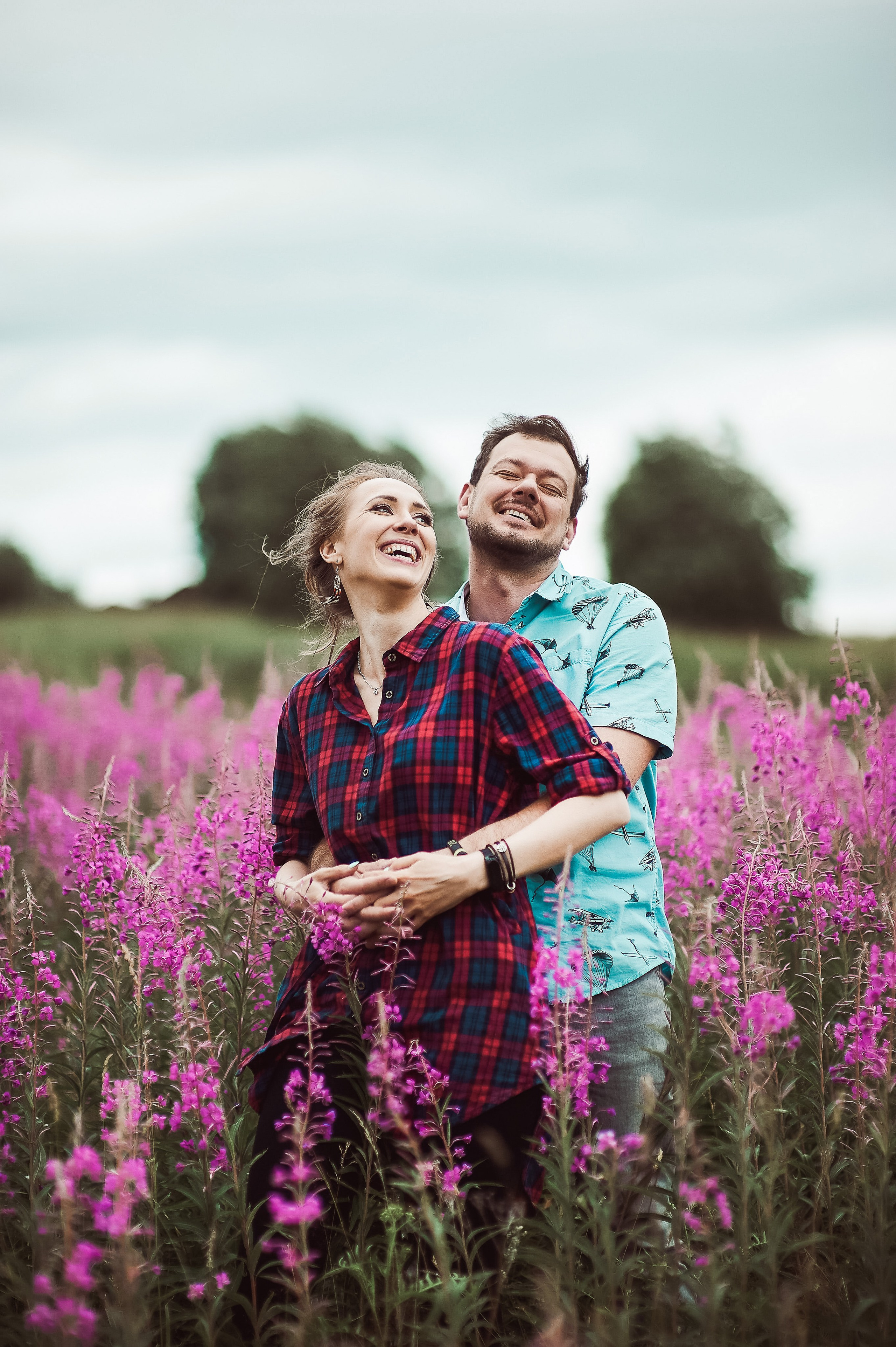 Александра и Вячеслав (фотосессия Love story на природе). Портретный, семейный и свадебный фотограф в Санкт-Петербурге и в Пушкине Ширяев Денис